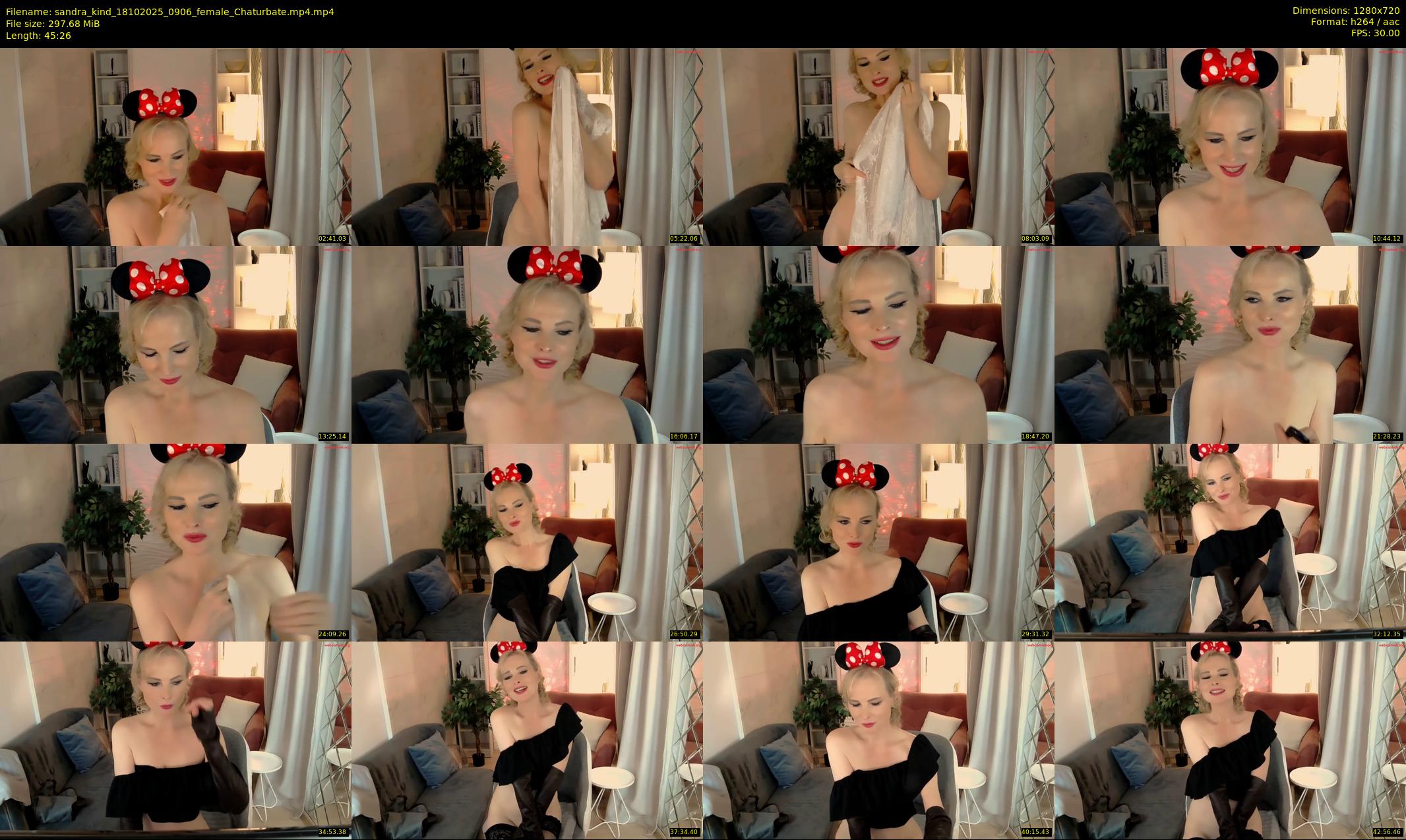 sandra_kind — 46 minute Chaturbate female cam show recording, 720p, Oct 18, 2025
