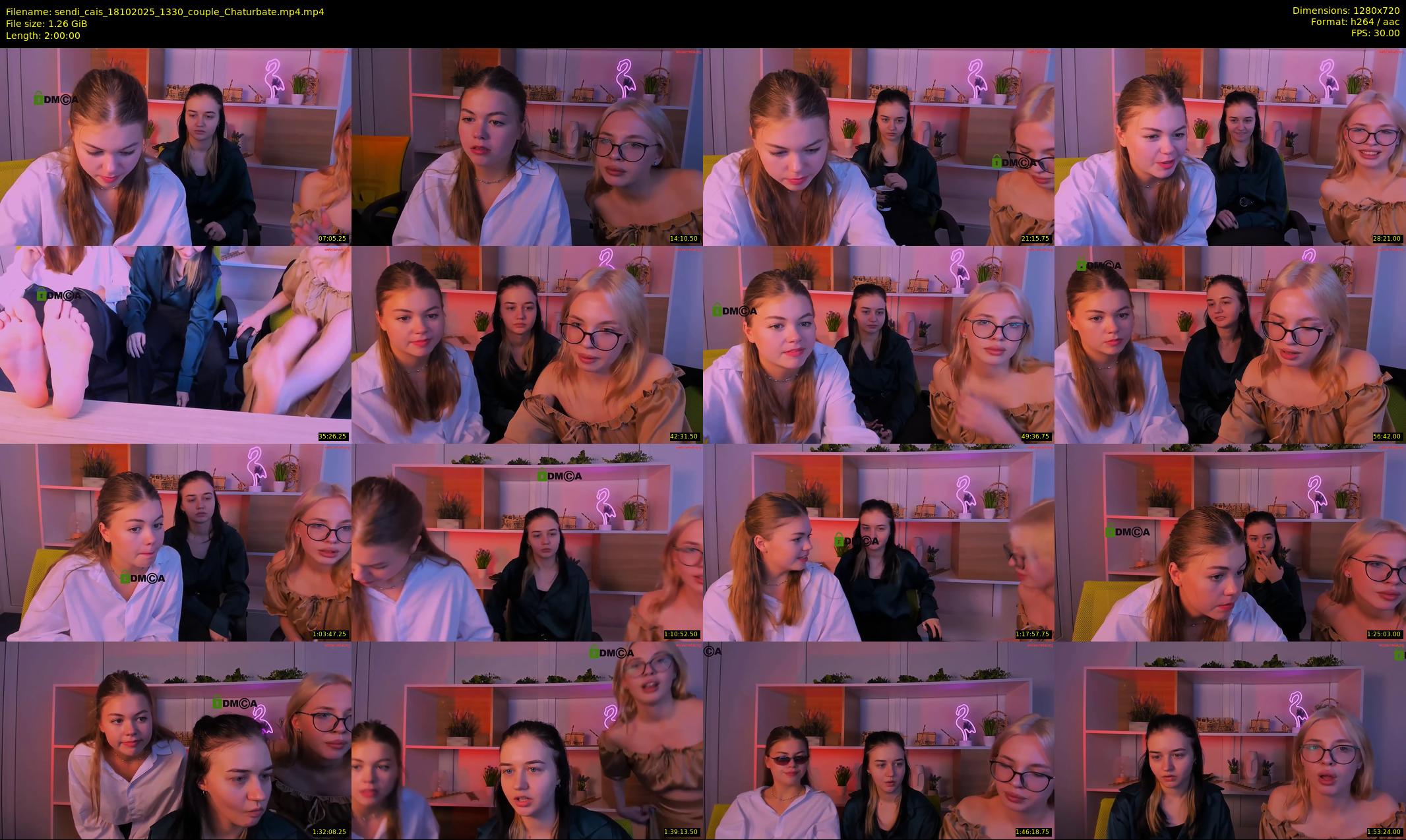 sendi_cais — 120 minute Chaturbate female cam show recording, 720p, Oct 18, 2025