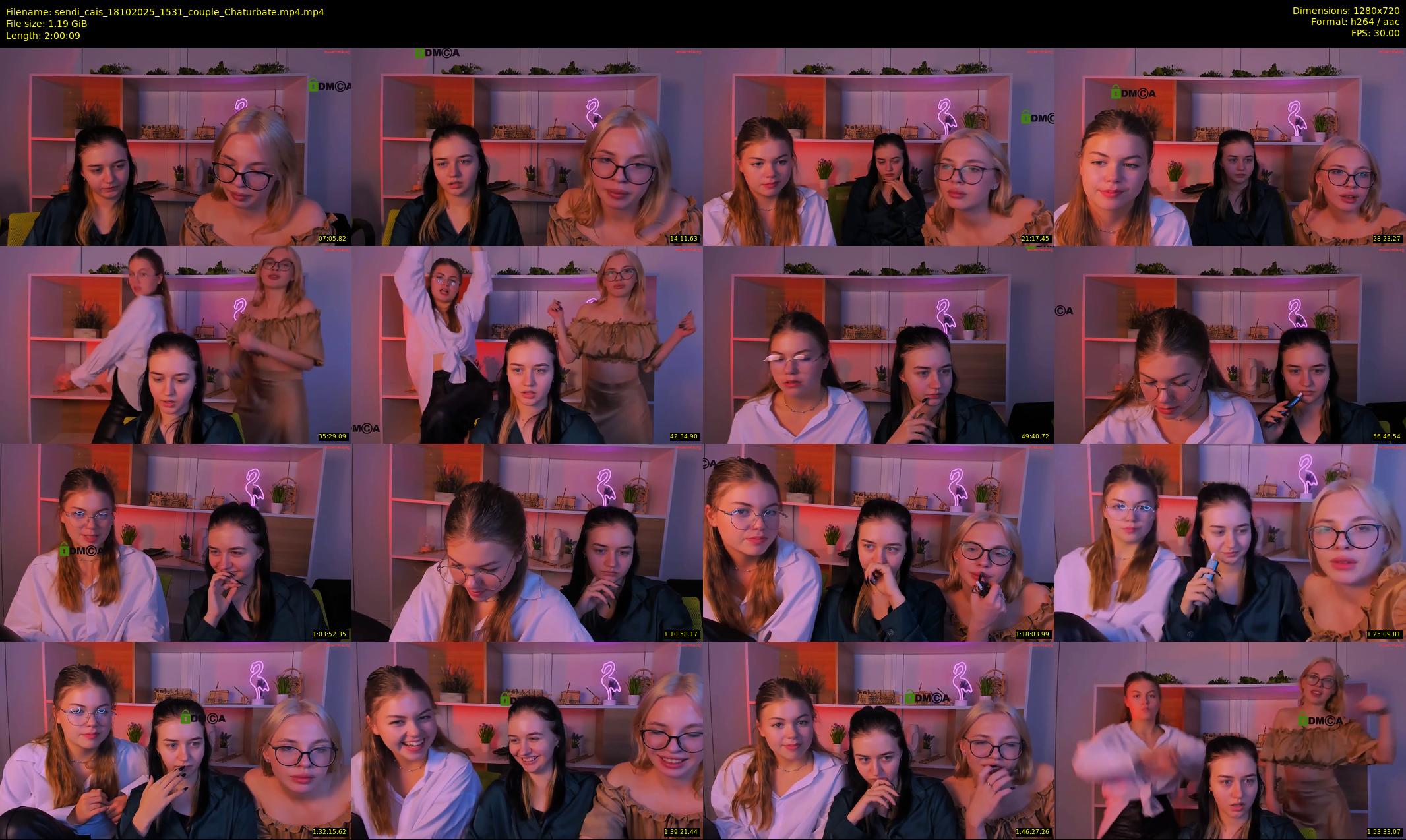 sendi_cais — 121 minute Chaturbate female cam show recording, 720p, Oct 18, 2025