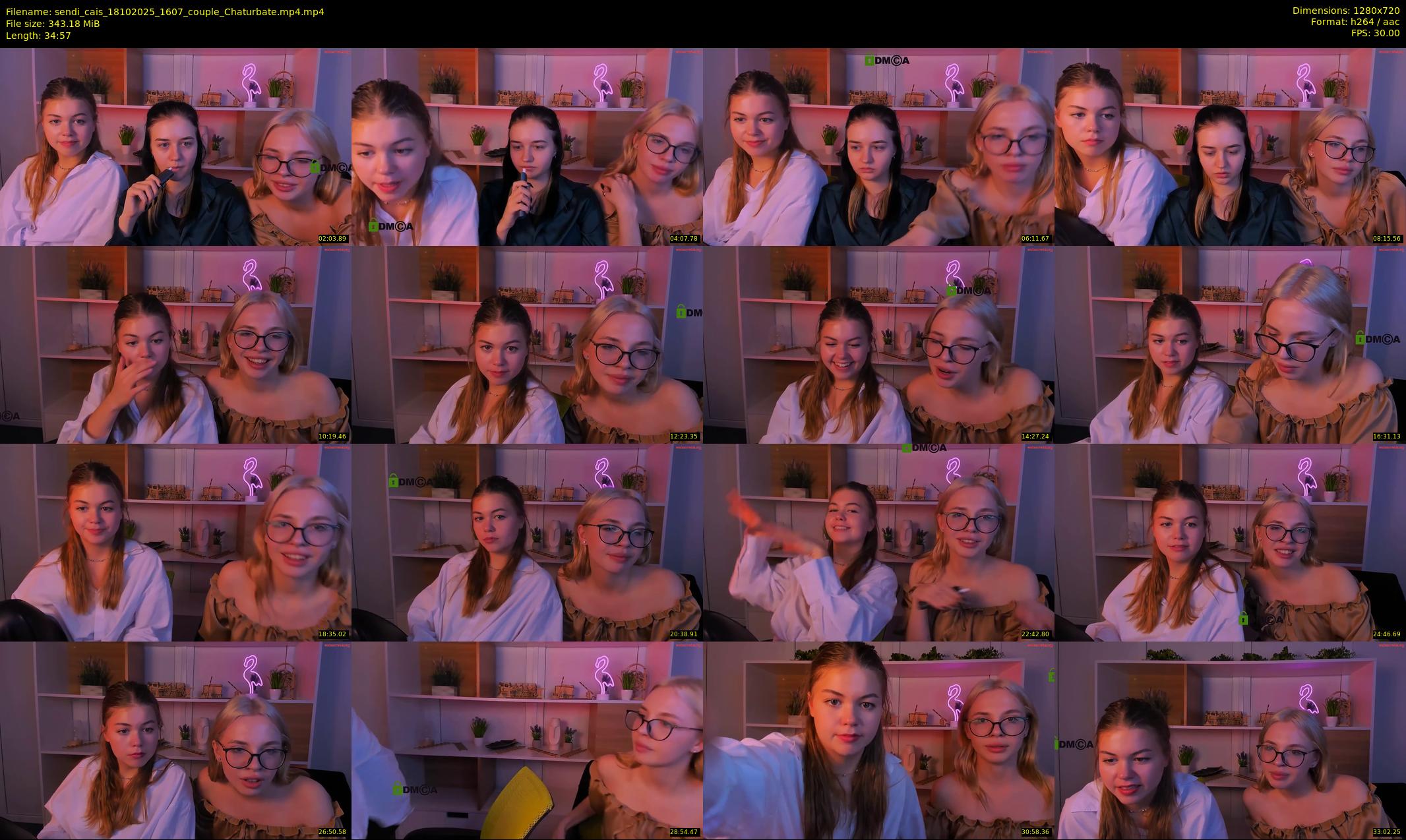 sendi_cais — 35 minute Chaturbate female cam show recording, 720p, Oct 18, 2025