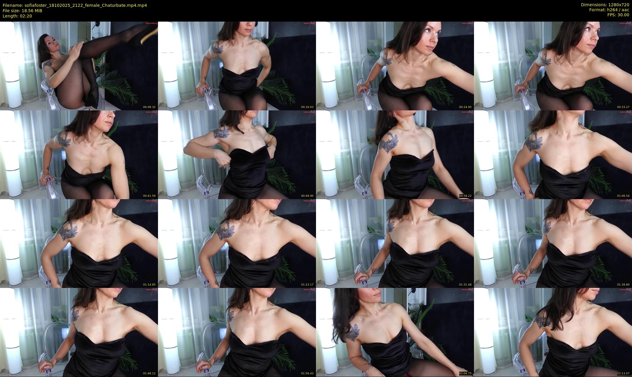 sofiafoster — 3 minute Chaturbate female cam show recording, 720p, Oct 18, 2025