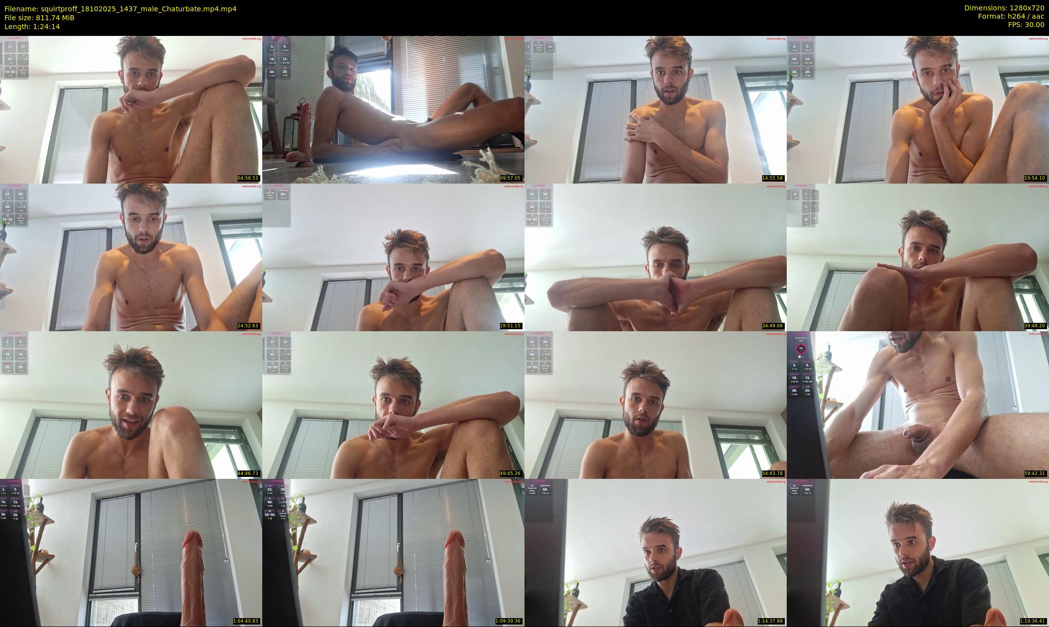 squirtproff — 85 minute Chaturbate couple cam show recording, 720p, Oct 18, 2025