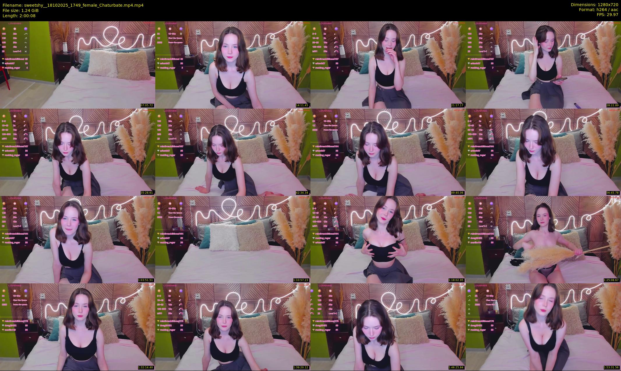 sweetshy_ — 121 minute Chaturbate female cam show recording, 720p, Oct 18, 2025
