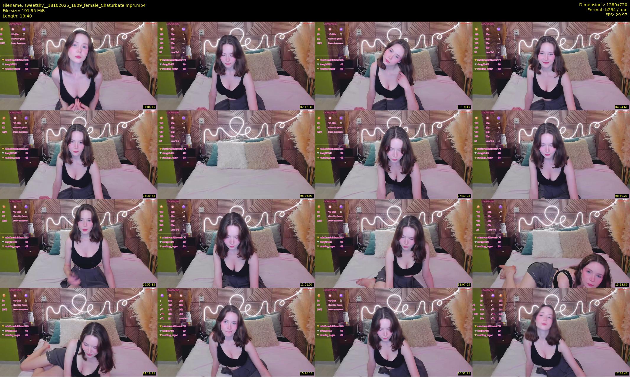 sweetshy_ — 19 minute Chaturbate female cam show recording, 720p, Oct 18, 2025