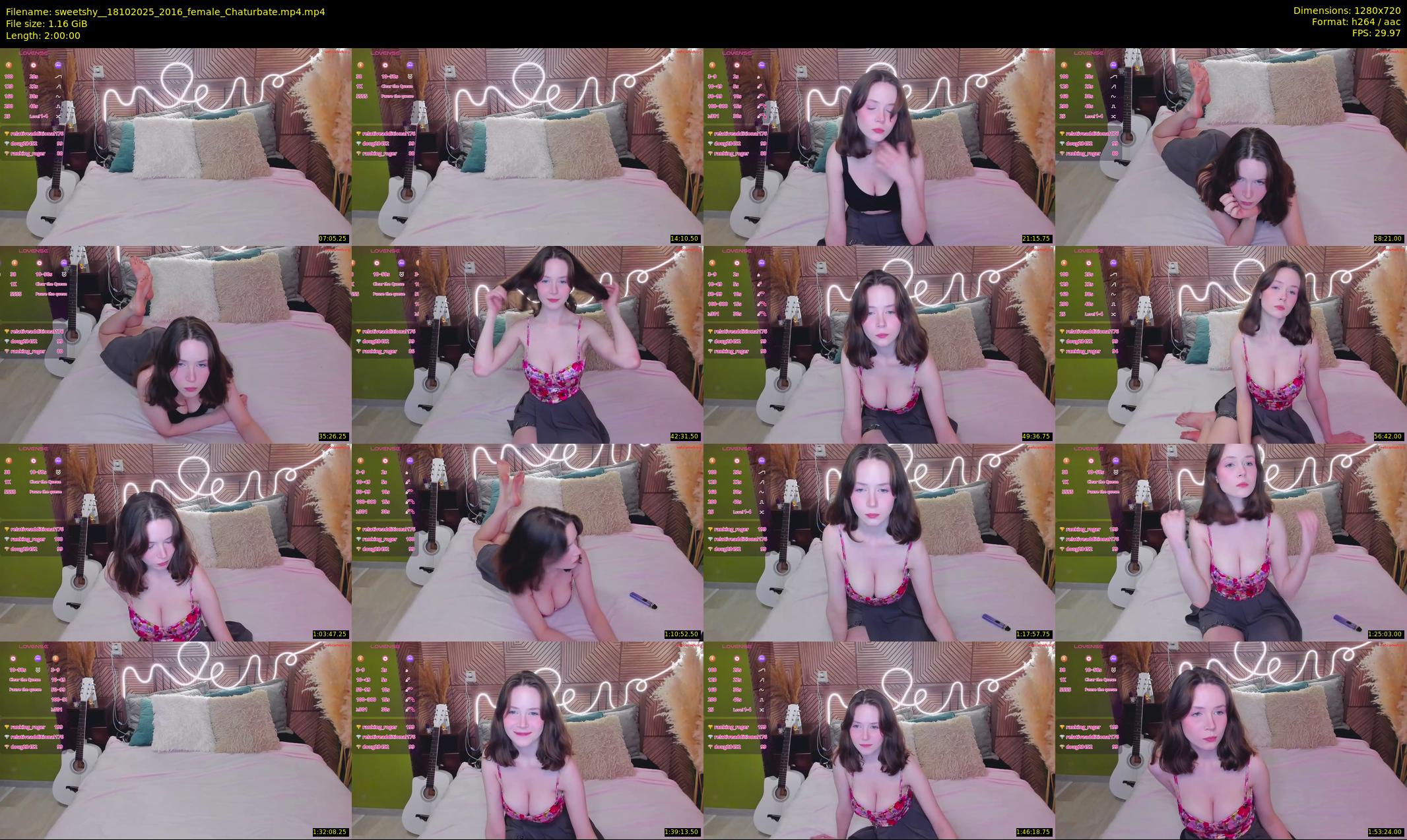 sweetshy_ — 120 minute Chaturbate female cam show recording, 720p, Oct 18, 2025