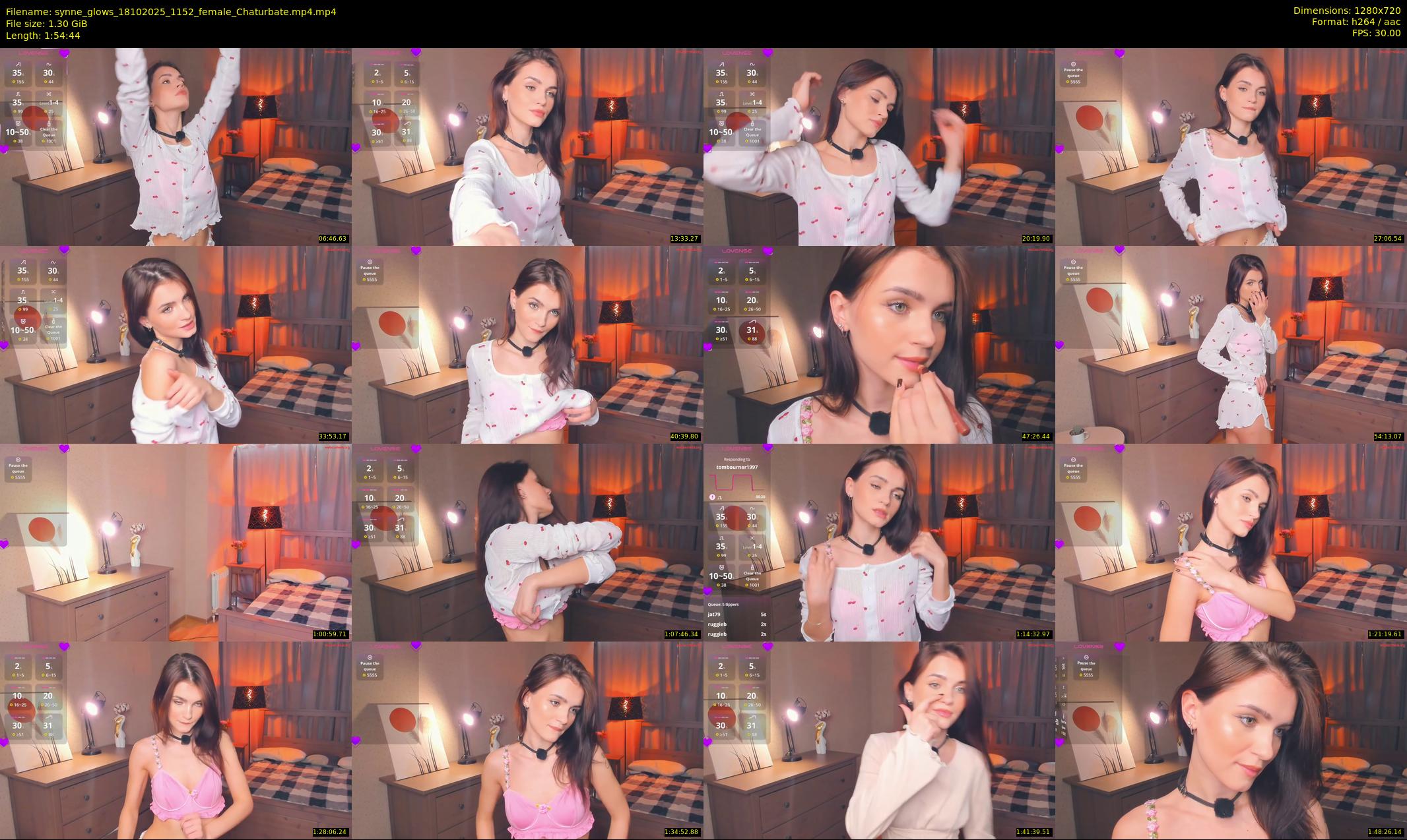 synne_glows — 115 minute Chaturbate female cam show recording, 720p, Oct 18, 2025