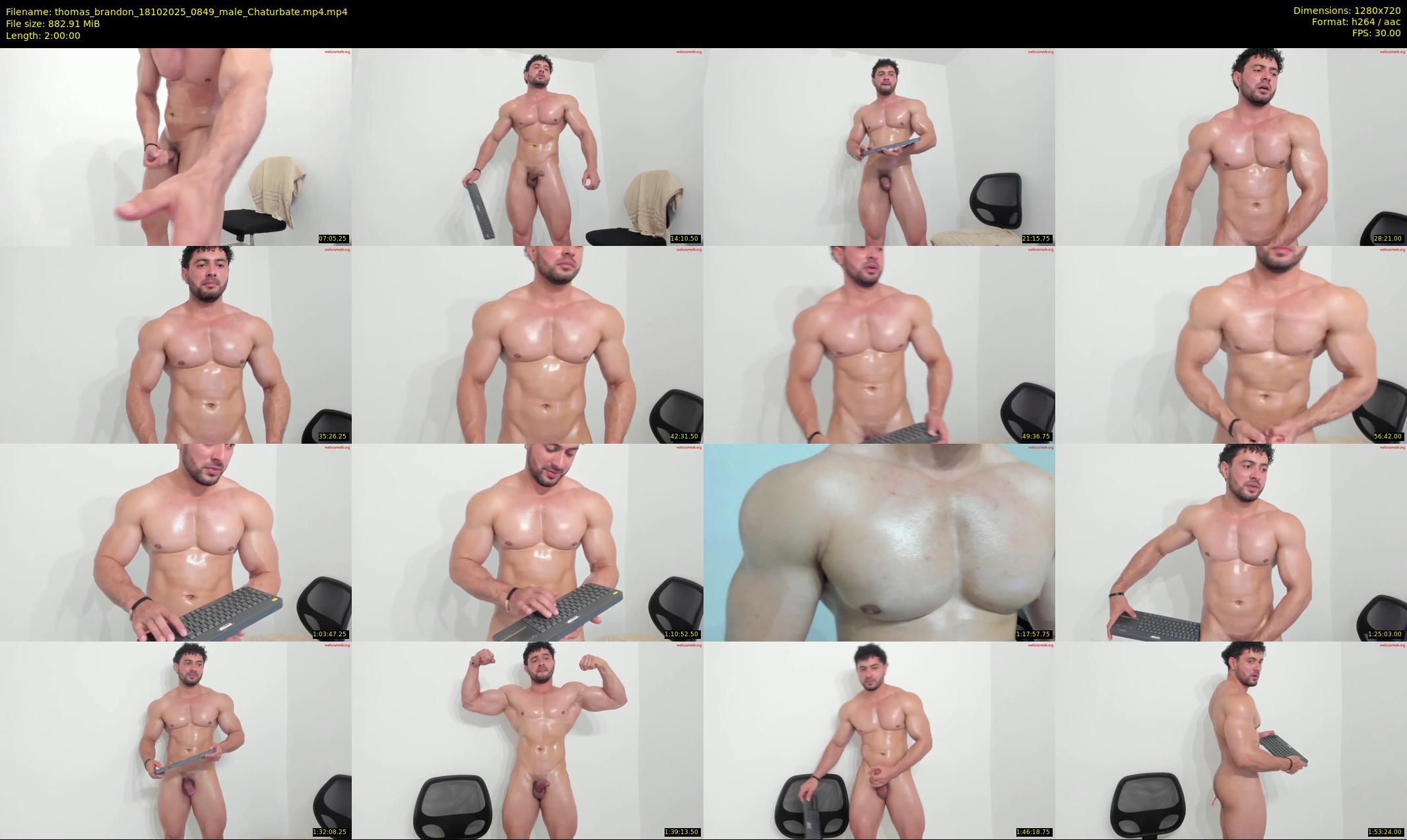 thomas_brandon — 120 minute Chaturbate male cam show recording, 720p, Oct 18, 2025
