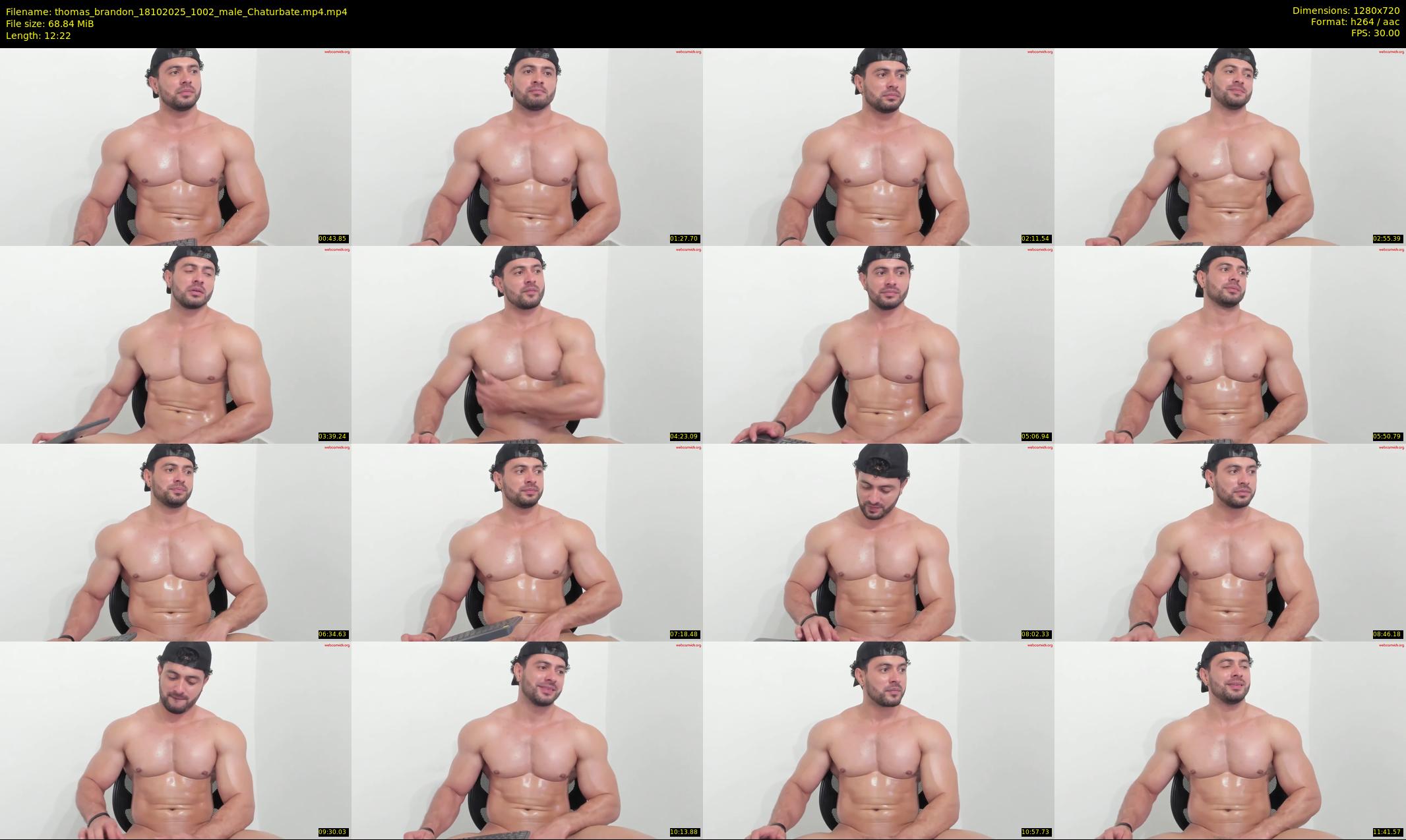 thomas_brandon — 13 minute Chaturbate male cam show recording, 720p, Oct 18, 2025