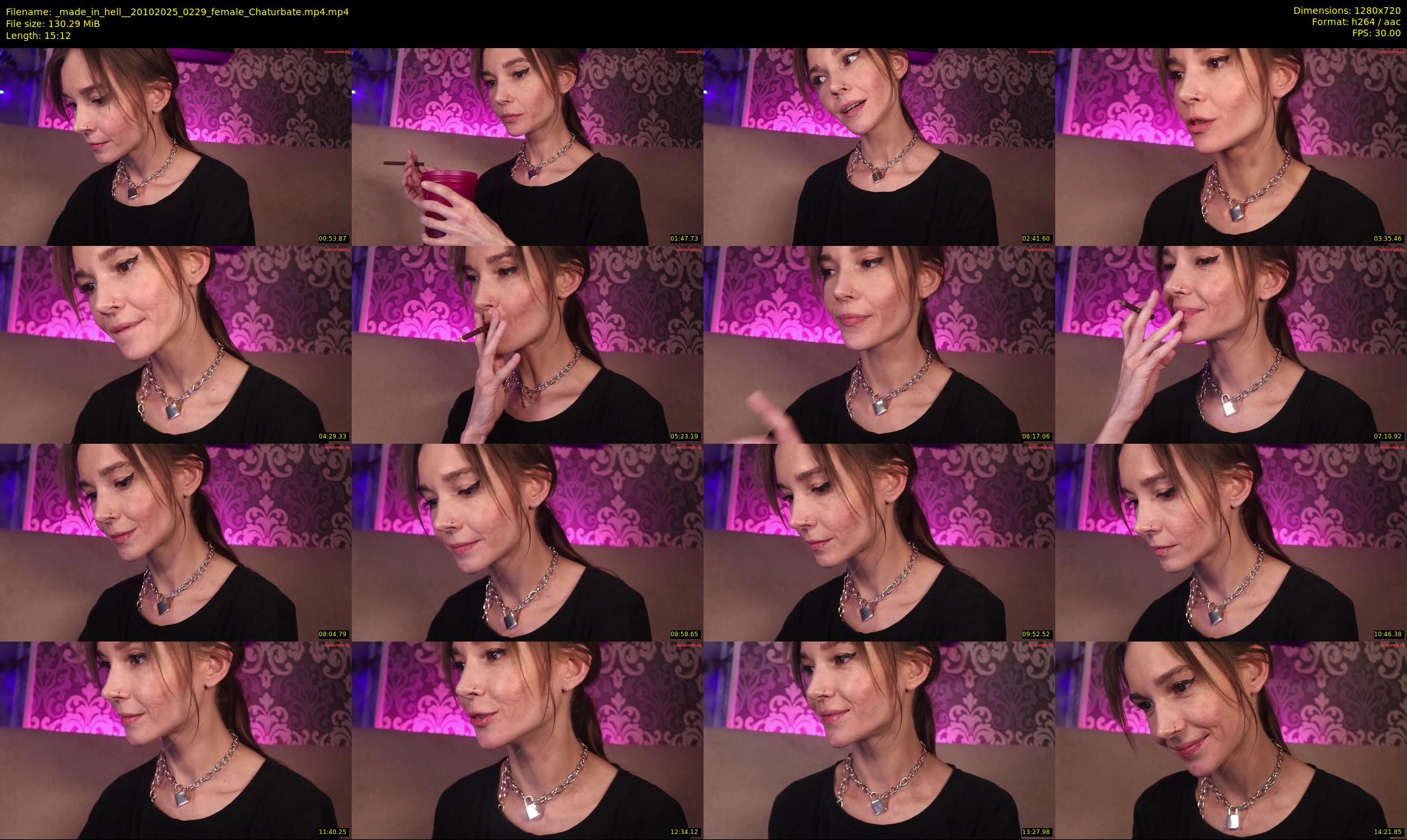 _made_in_hell_ — 16 minute Chaturbate female cam show recording, 720p, Oct 20, 2025