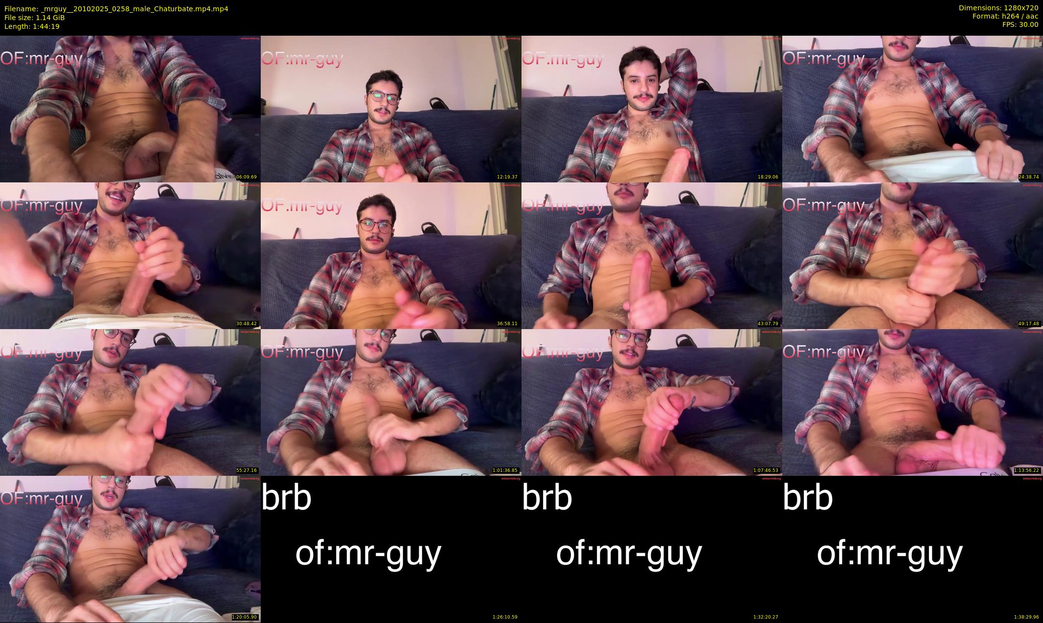 _mrguy_ — 105 minute Chaturbate male cam show recording, 720p, Oct 20, 2025