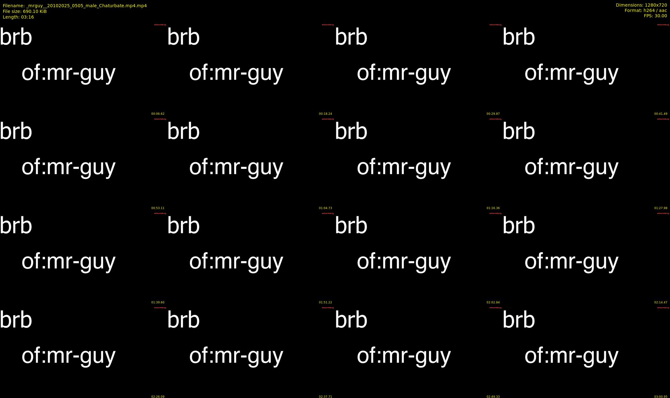 _mrguy_ — 4 minute Chaturbate male cam show recording, 720p, Oct 20, 2025