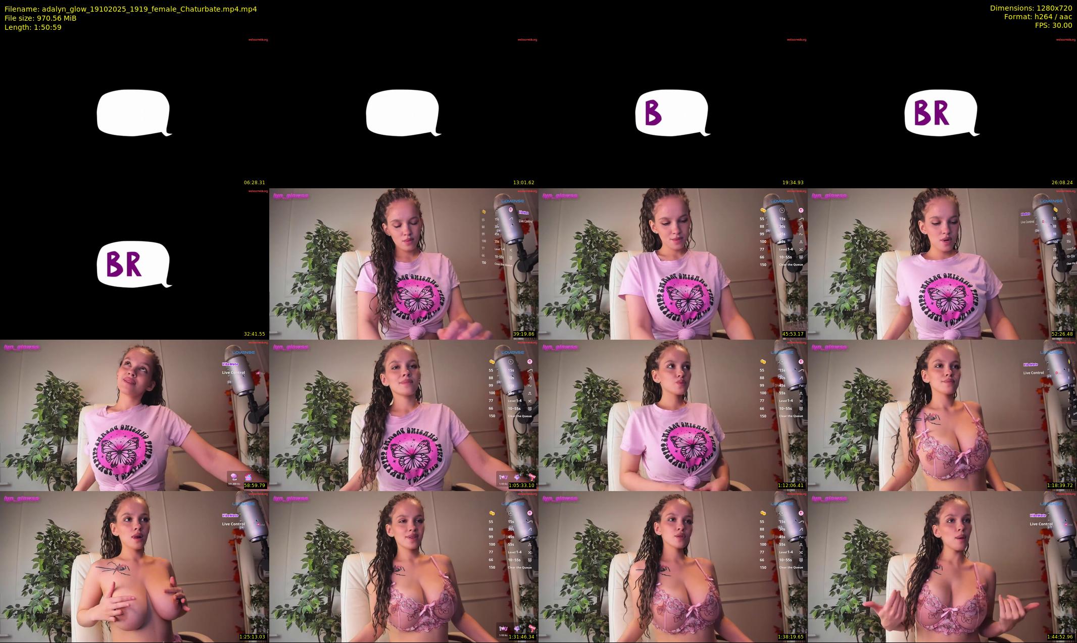adalyn_glow — 111 minute Chaturbate female cam show recording, 720p, Oct 19, 2025