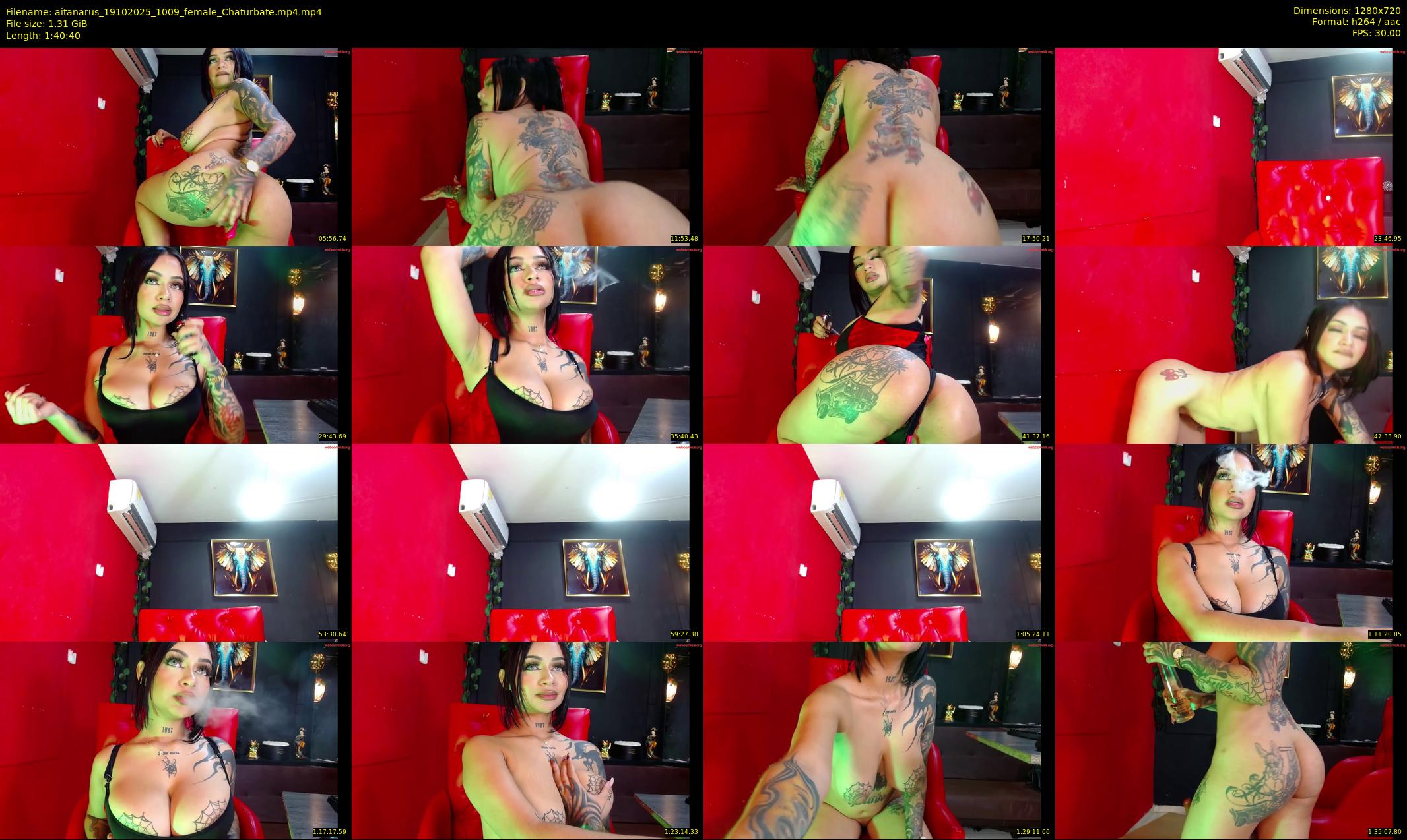 aitanarus — 101 minute Chaturbate female cam show recording, 720p, Oct 19, 2025
