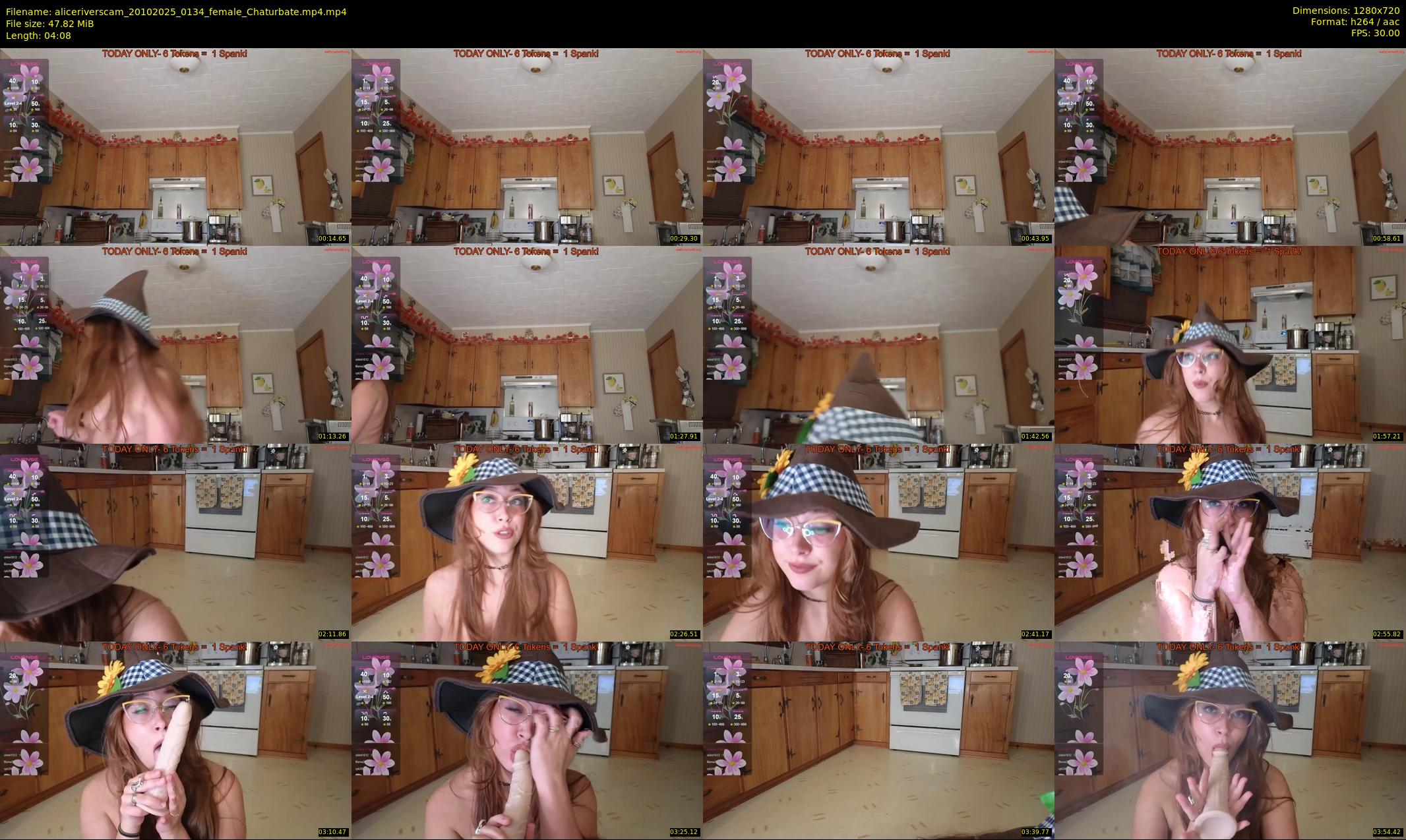 aliceriverscam — 5 minute Chaturbate female cam show recording, 720p, Oct 20, 2025