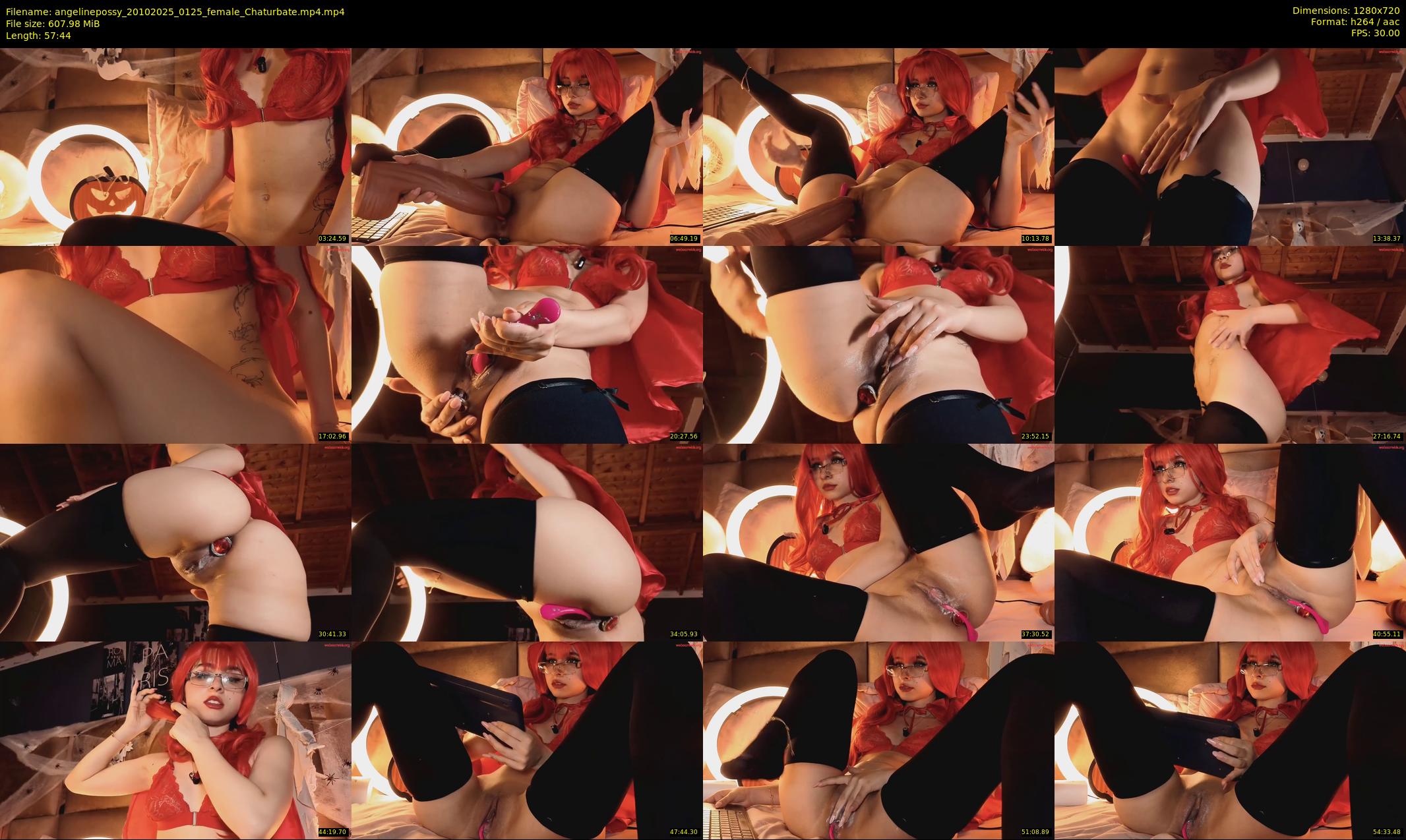 angelinepossy — 58 minute Chaturbate female cam show recording, 720p, Oct 20, 2025