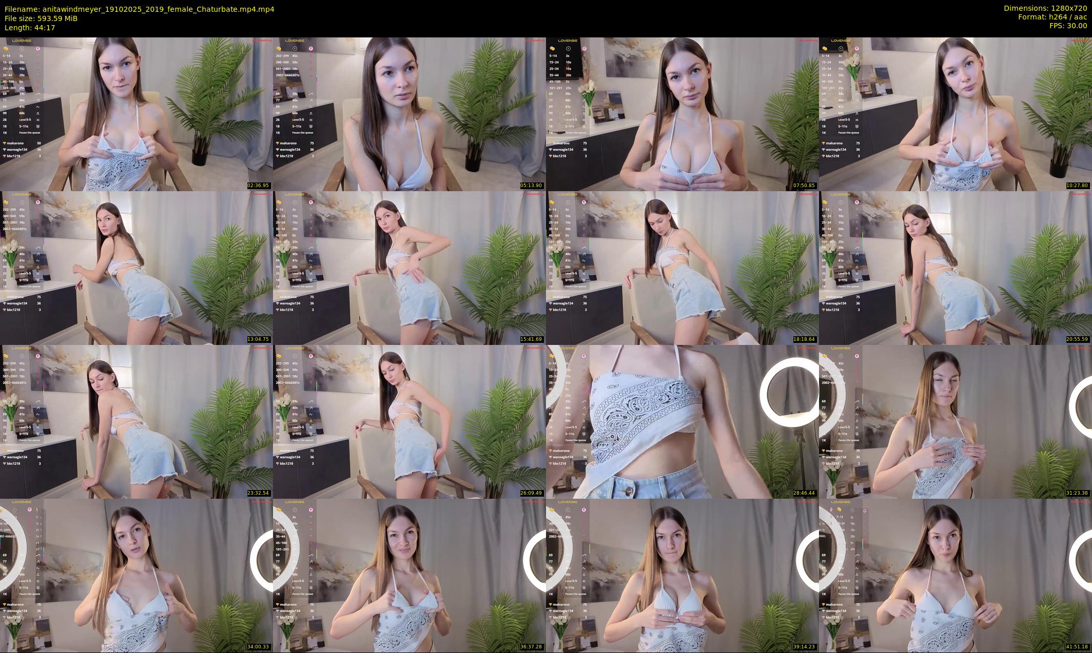 anitawindmeyer — 45 minute Chaturbate female cam show recording, 720p, Oct 19, 2025