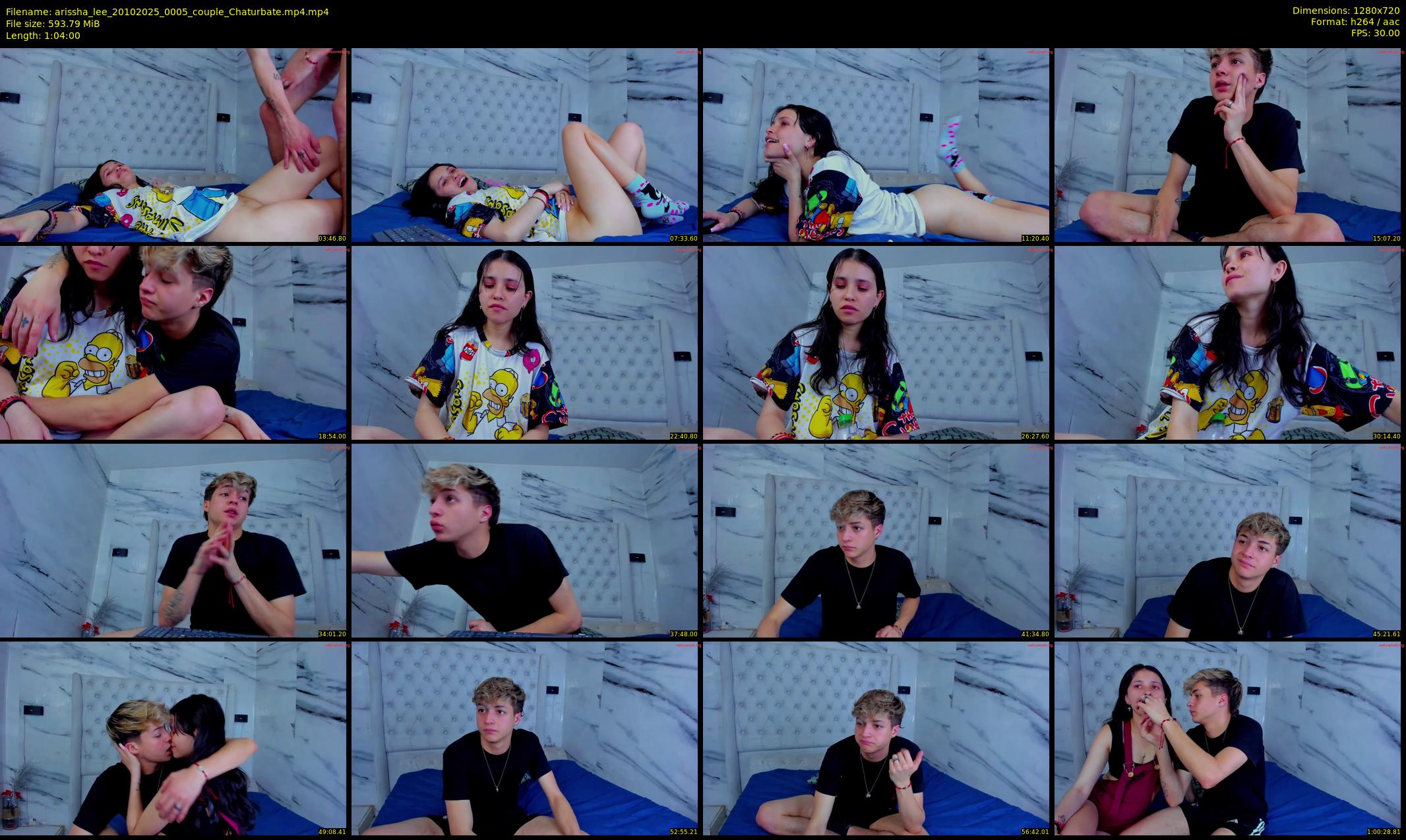 arissha_lee — 64 minute Chaturbate couple cam show recording, 720p, Oct 20, 2025