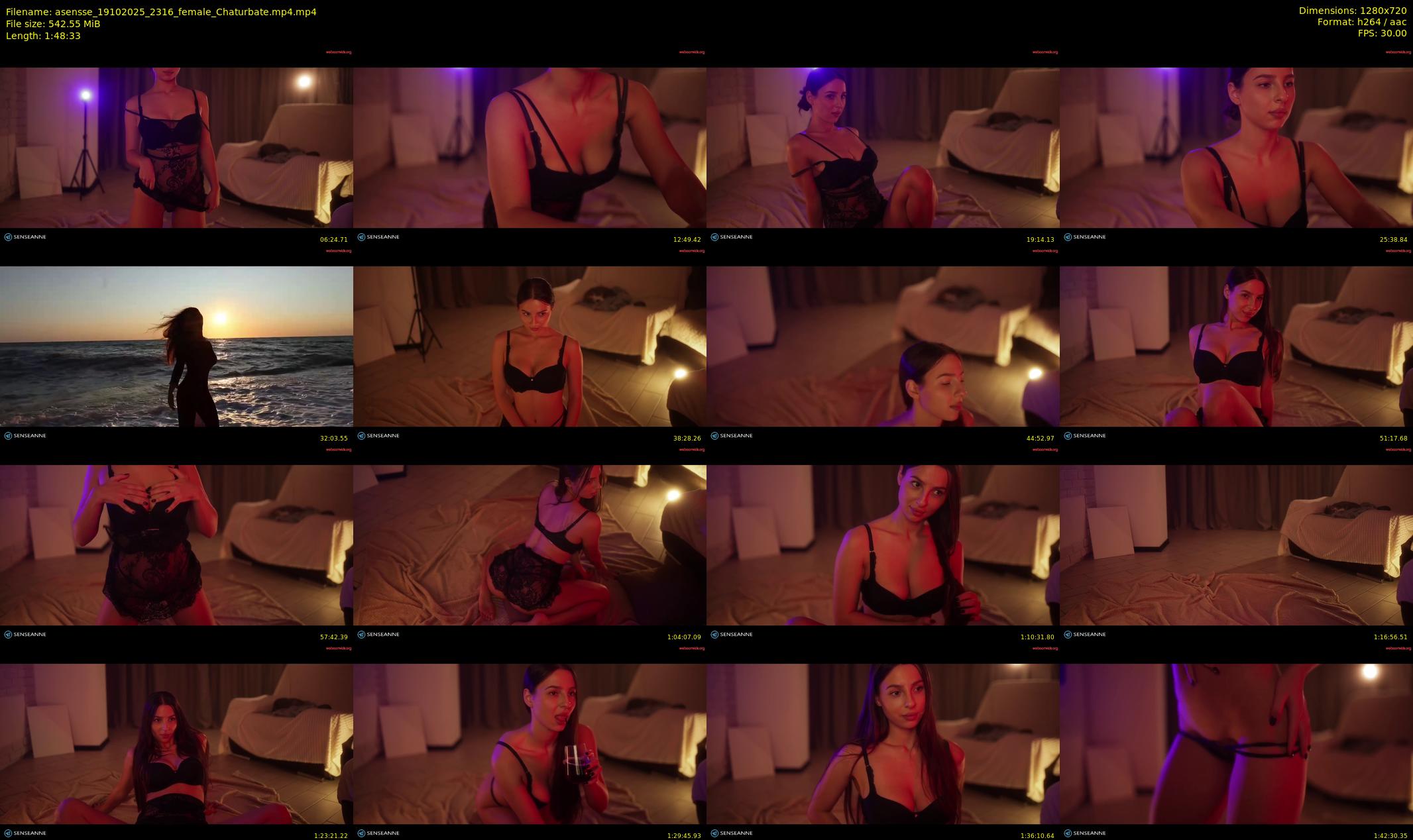 asensse — 109 minute Chaturbate female cam show recording, 720p, Oct 19, 2025