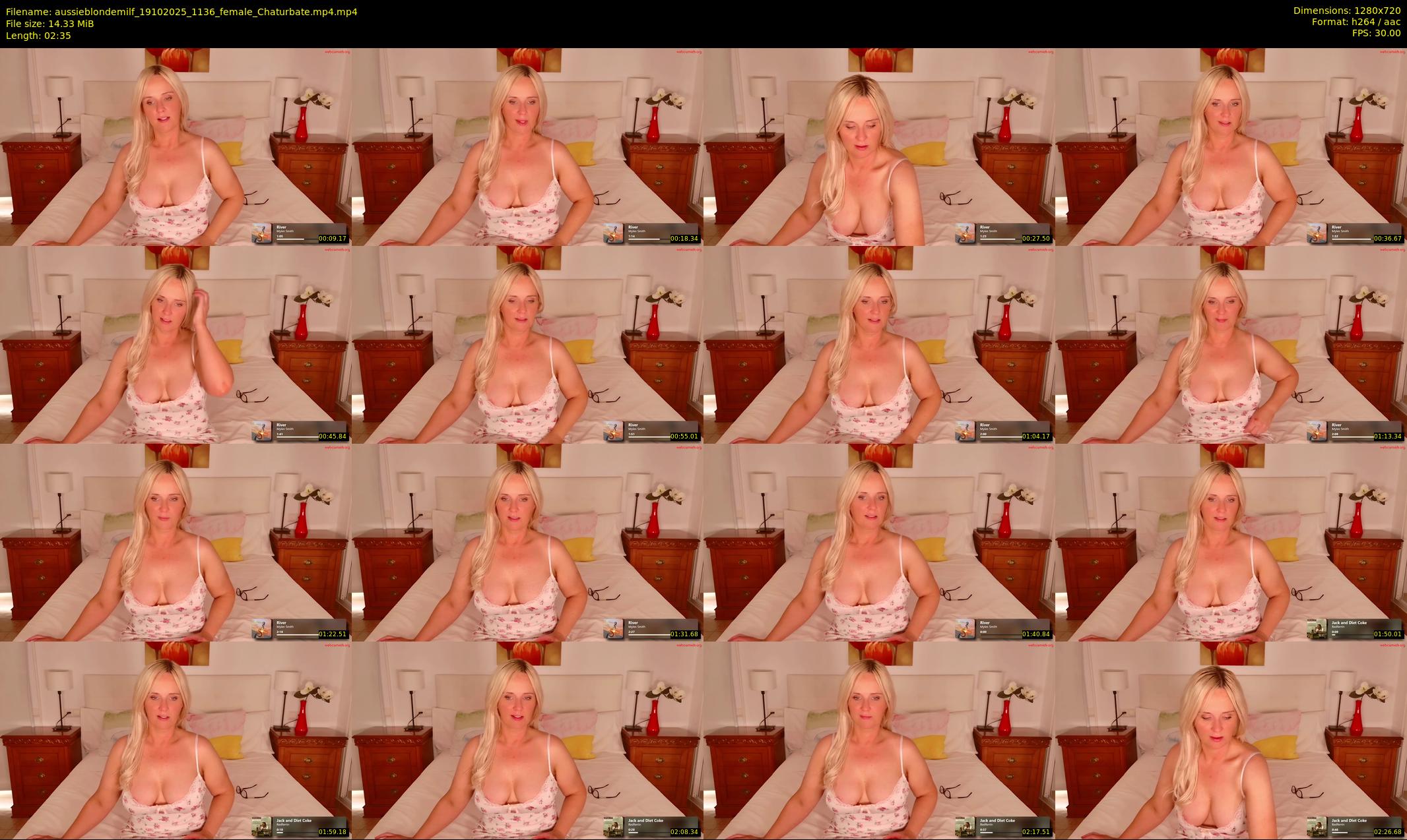 aussieblondemilf — 3 minute Chaturbate female cam show recording, 720p, Oct 19, 2025