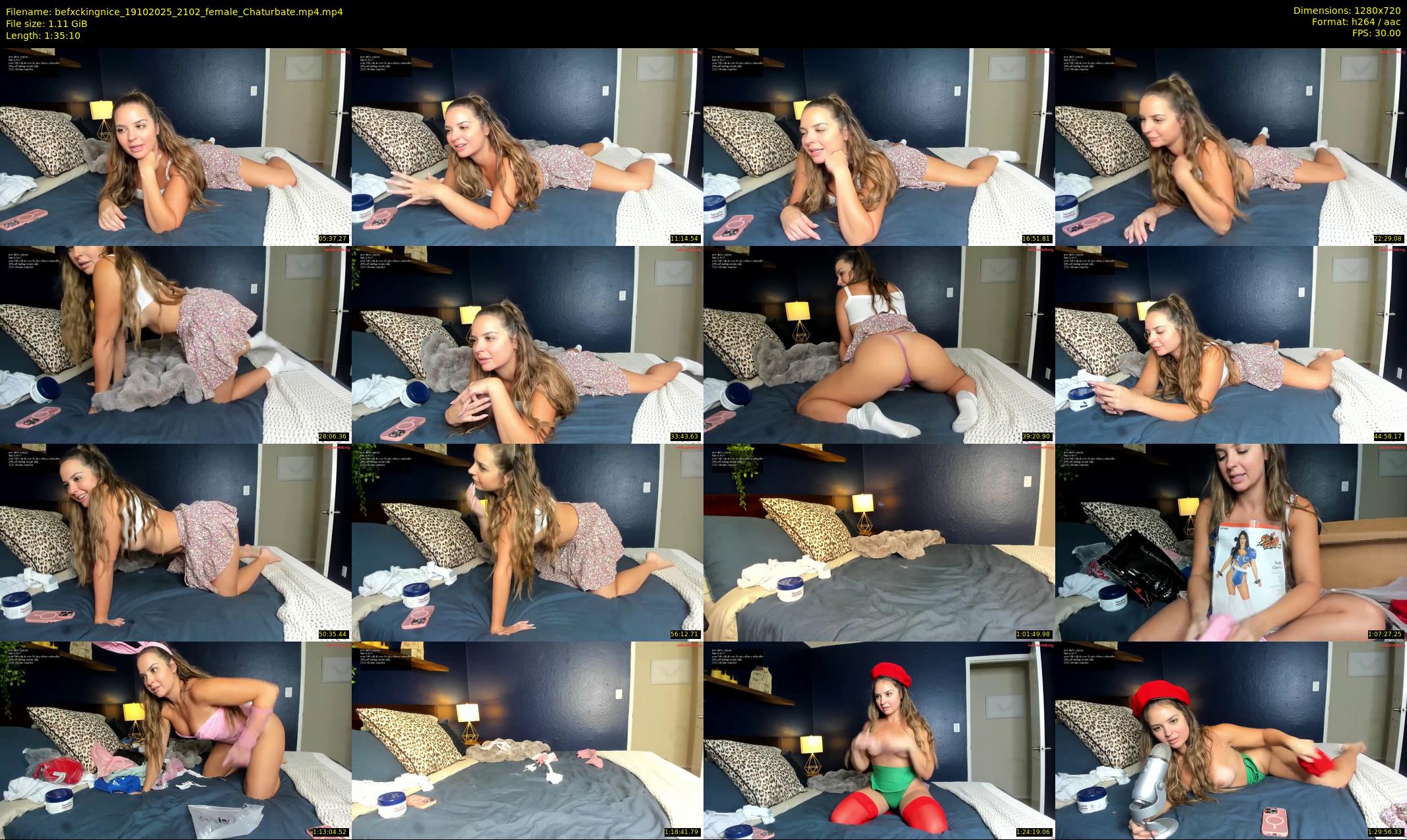 befxckingnice — 96 minute Chaturbate female cam show recording, 720p, Oct 19, 2025