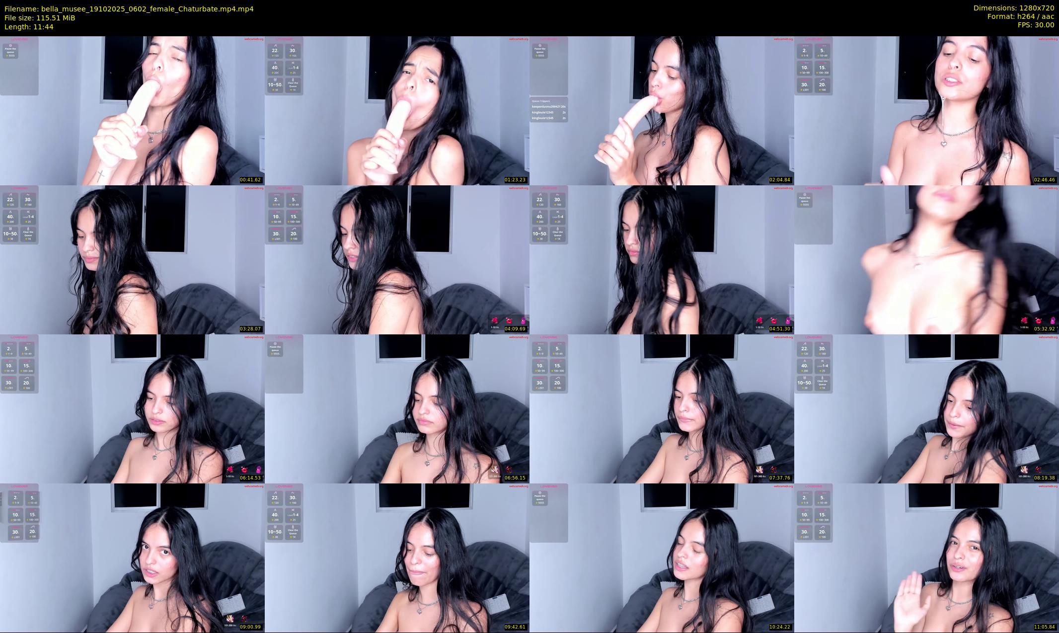bella_musee — 12 minute Chaturbate female cam show recording, 720p, Oct 19, 2025