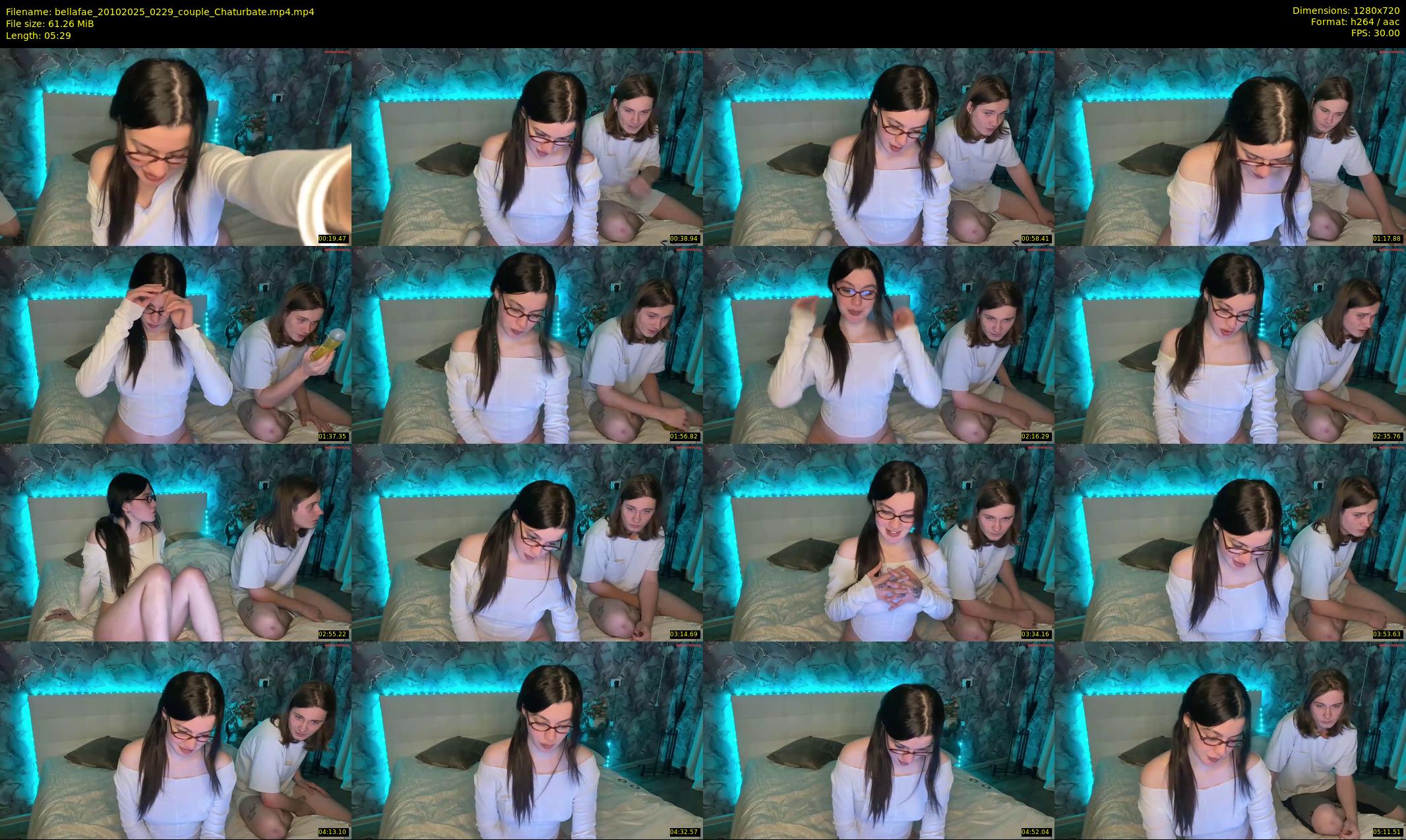 bellafae — 6 minute Chaturbate couple cam show recording, 720p, Oct 20, 2025