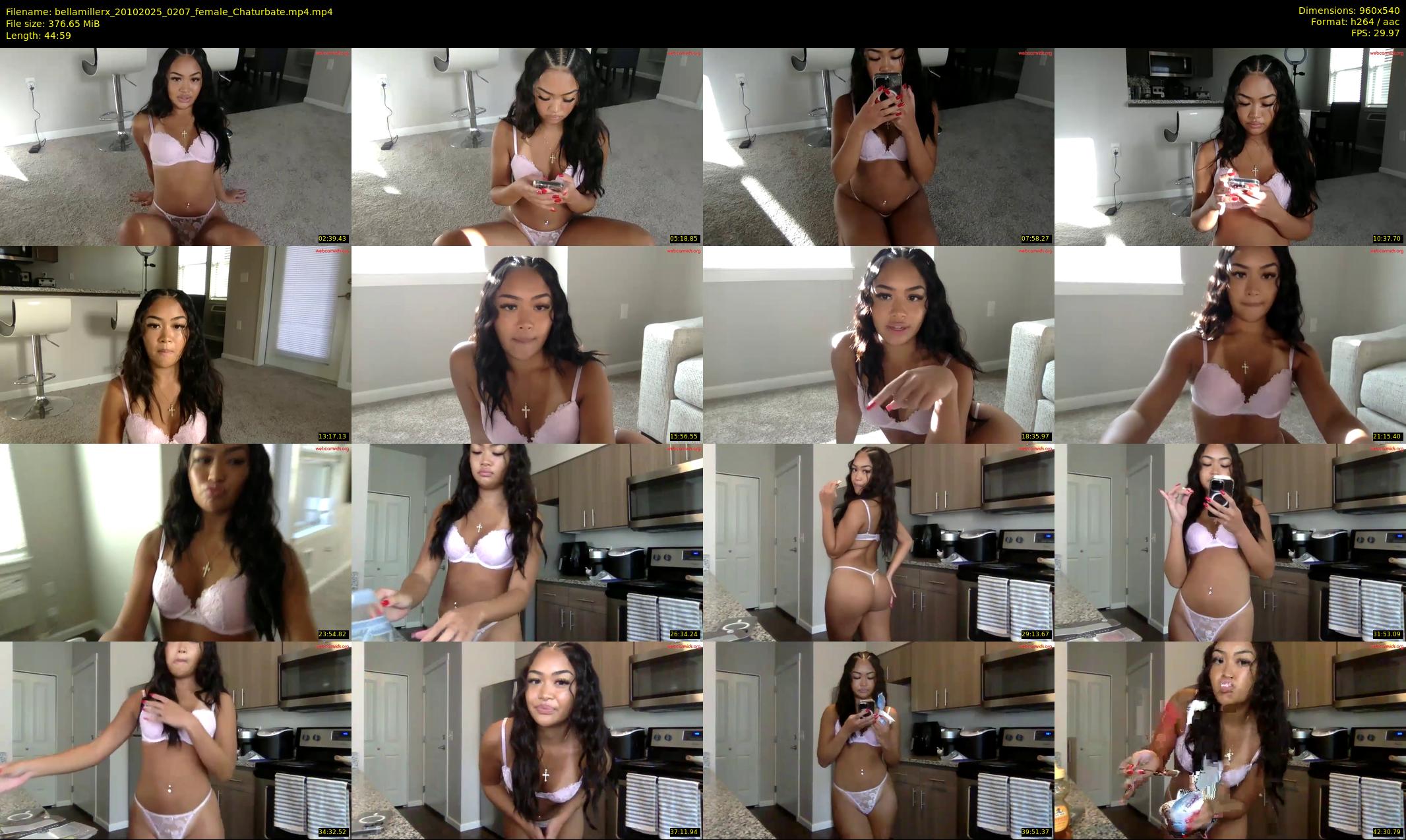 bellamillerx — 45 minute Chaturbate female cam show recording, 480p, Oct 20, 2025