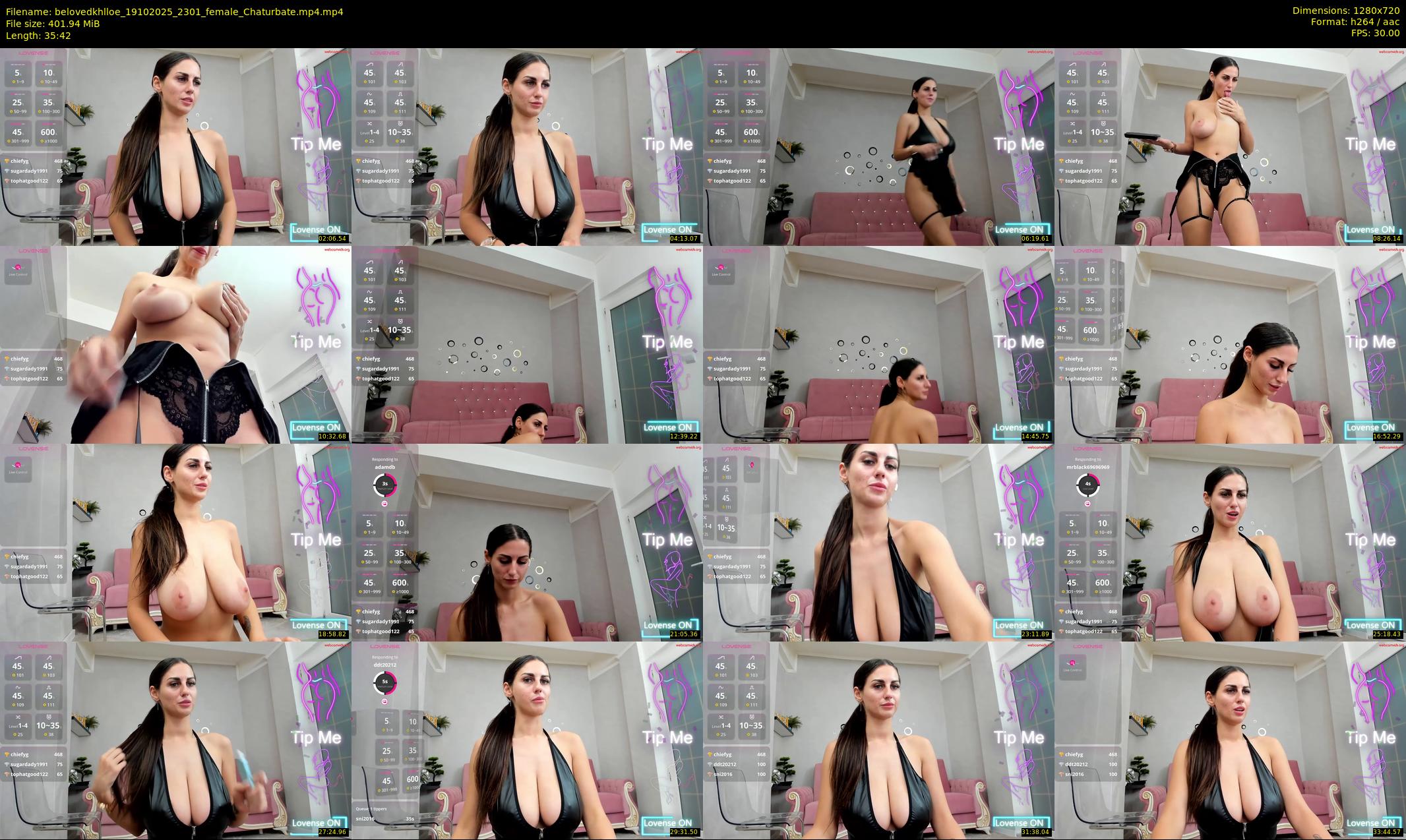 belovedkhlloe — 36 minute Chaturbate female cam show recording, 720p, Oct 19, 2025