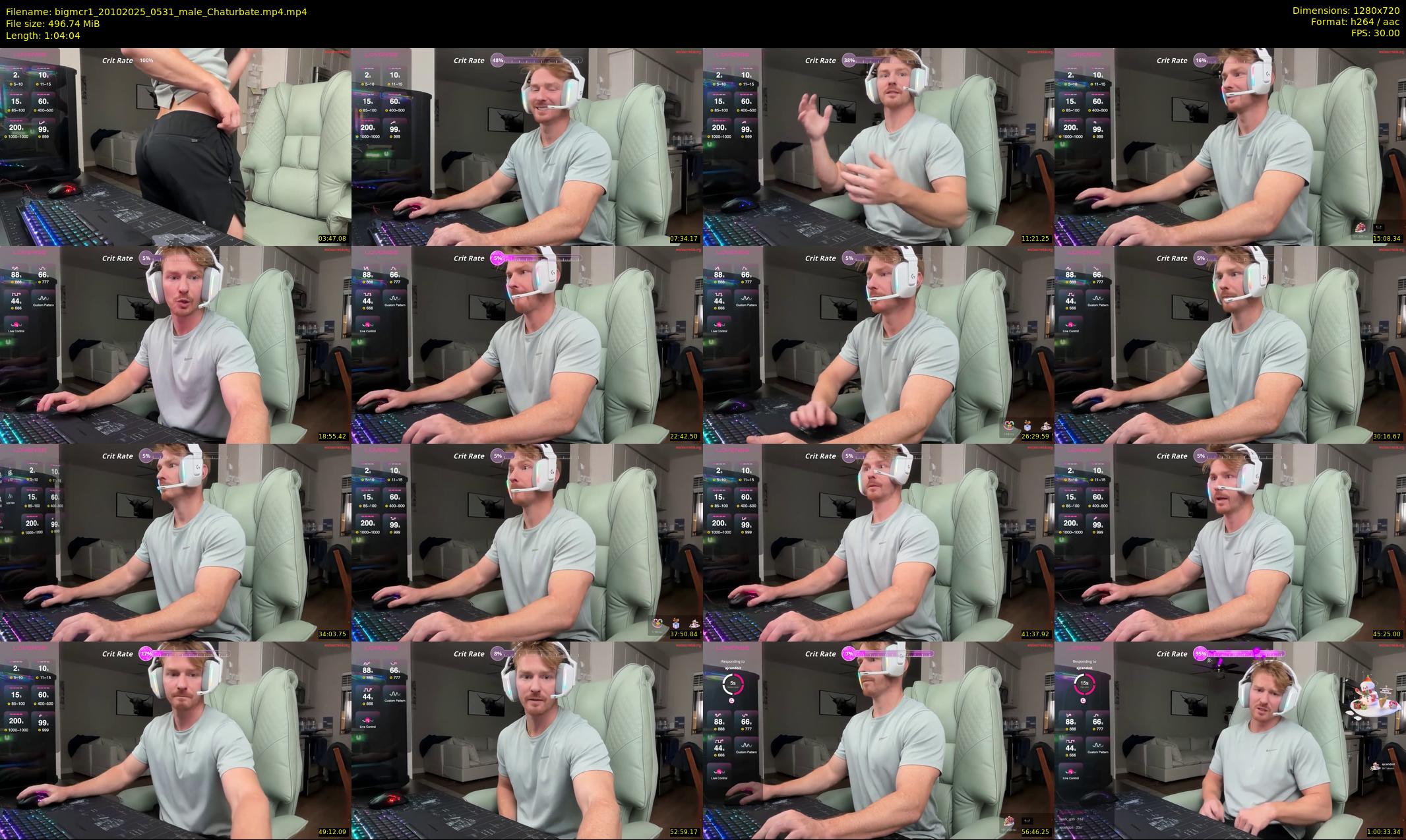 bigmcr1 — 65 minute Chaturbate male cam show recording, 720p, Oct 20, 2025