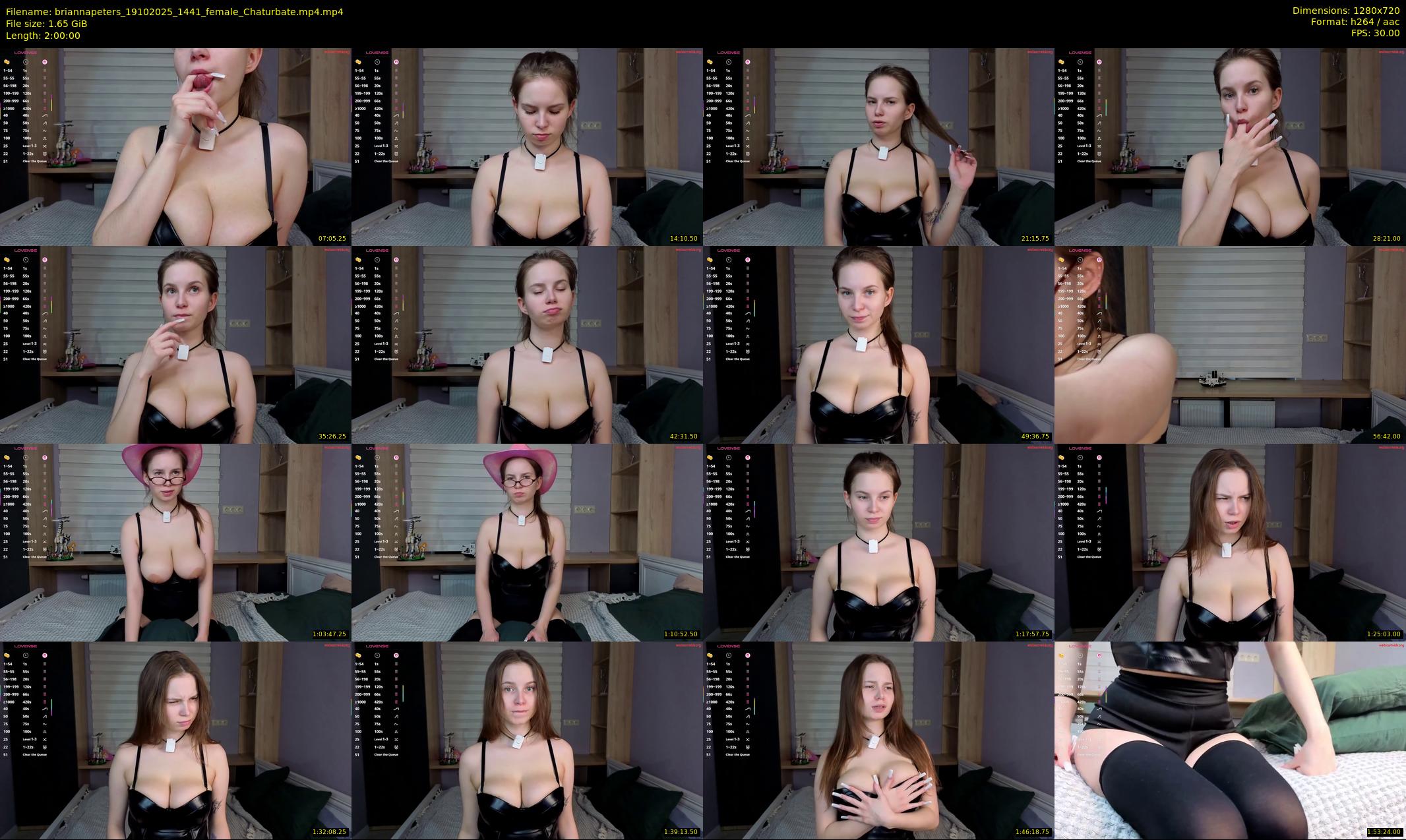 briannapeters — 120 minute Chaturbate female cam show recording, 720p, Oct 19, 2025