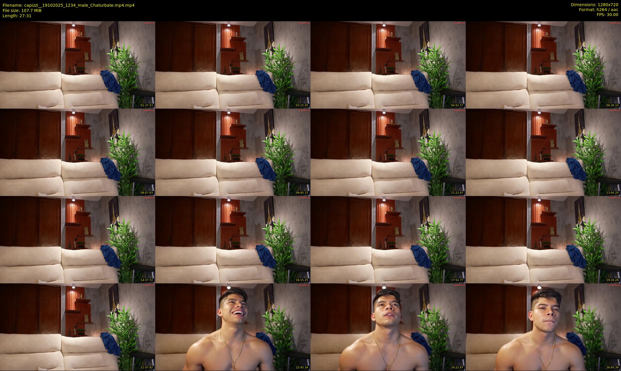 capizzi_ — 28 minute Chaturbate male cam show recording, 720p, Oct 19, 2025