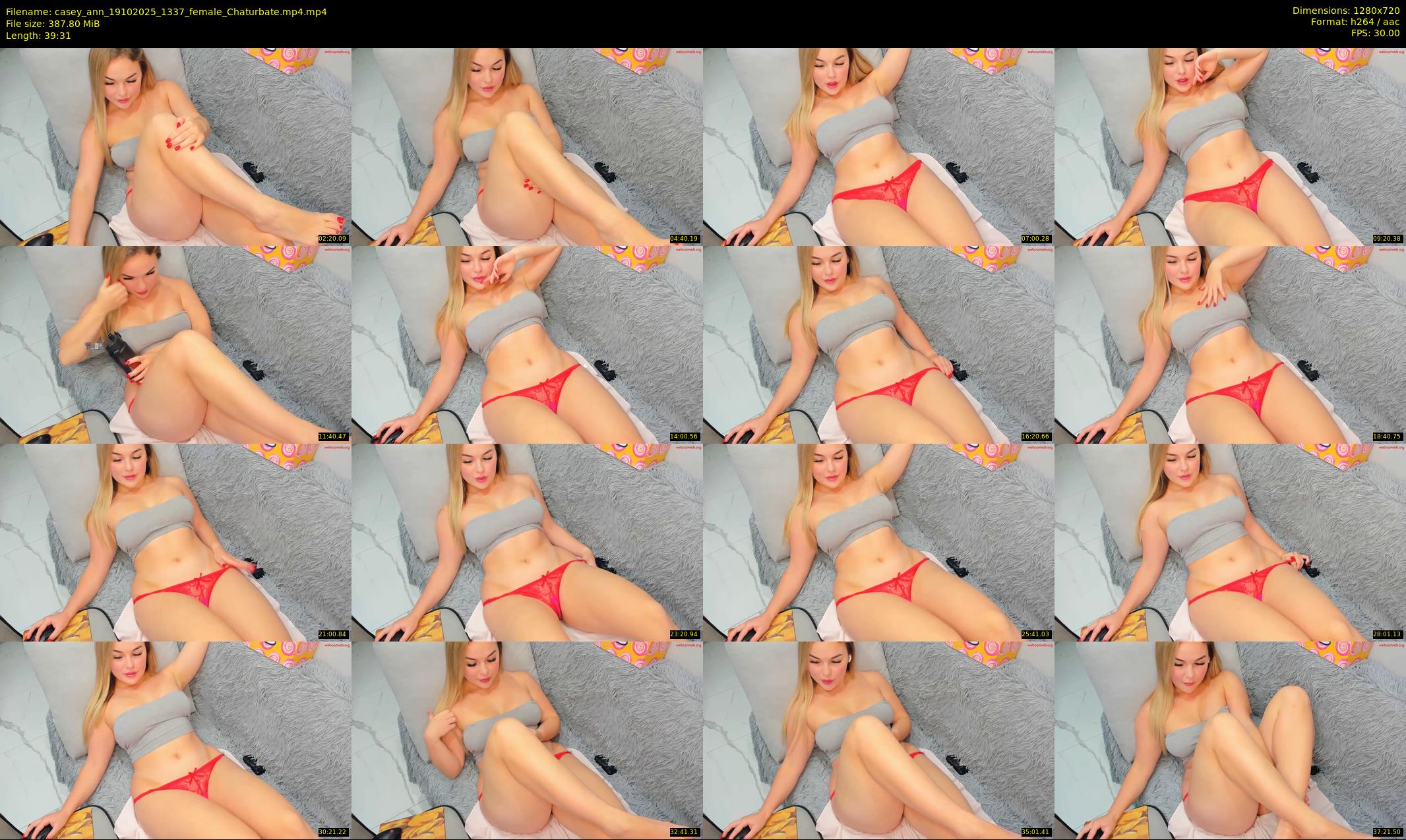 casey_ann — 40 minute Chaturbate female cam show recording, 720p, Oct 19, 2025