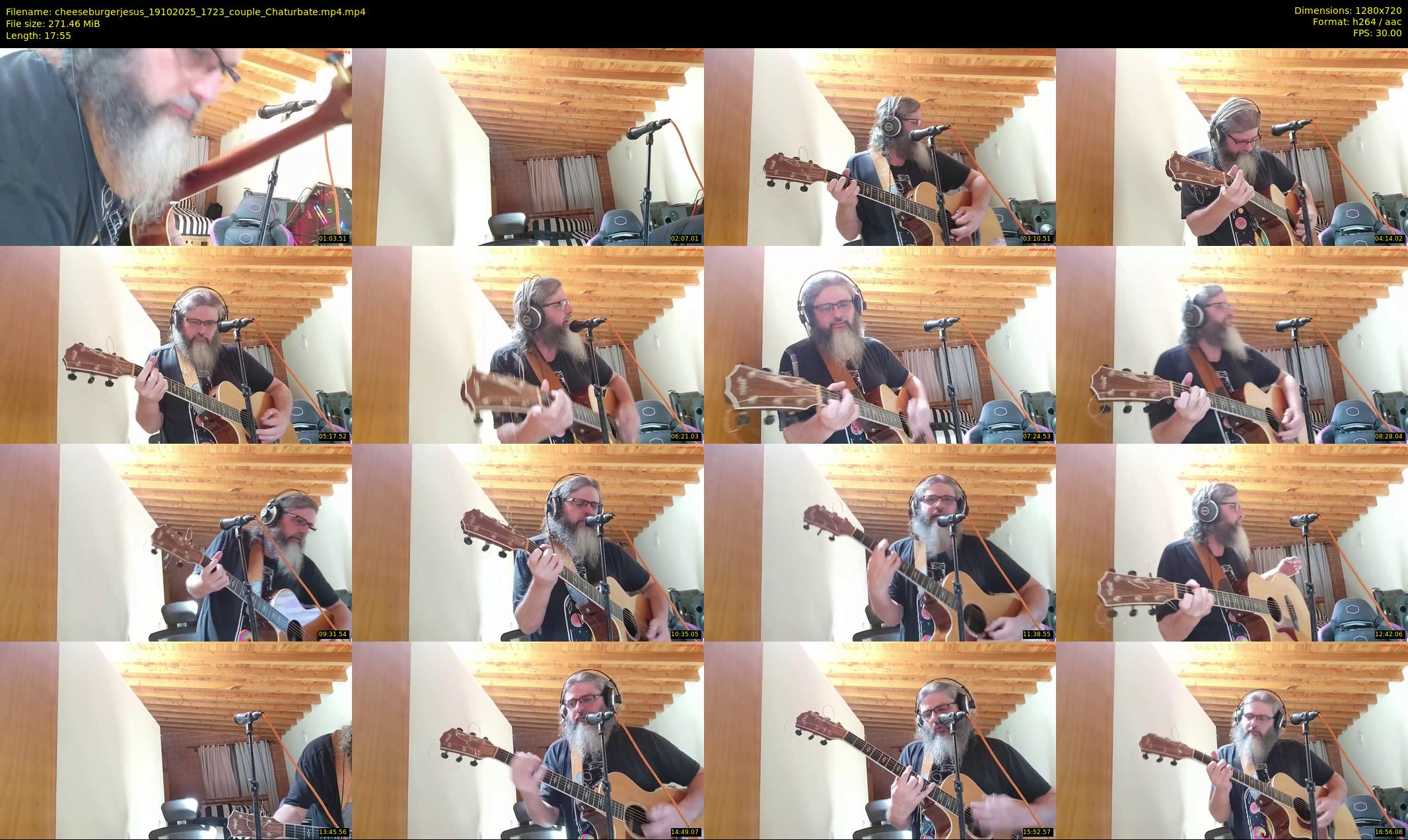 cheeseburgerjesus — 18 minute Chaturbate couple cam show recording, 720p, Oct 19, 2025