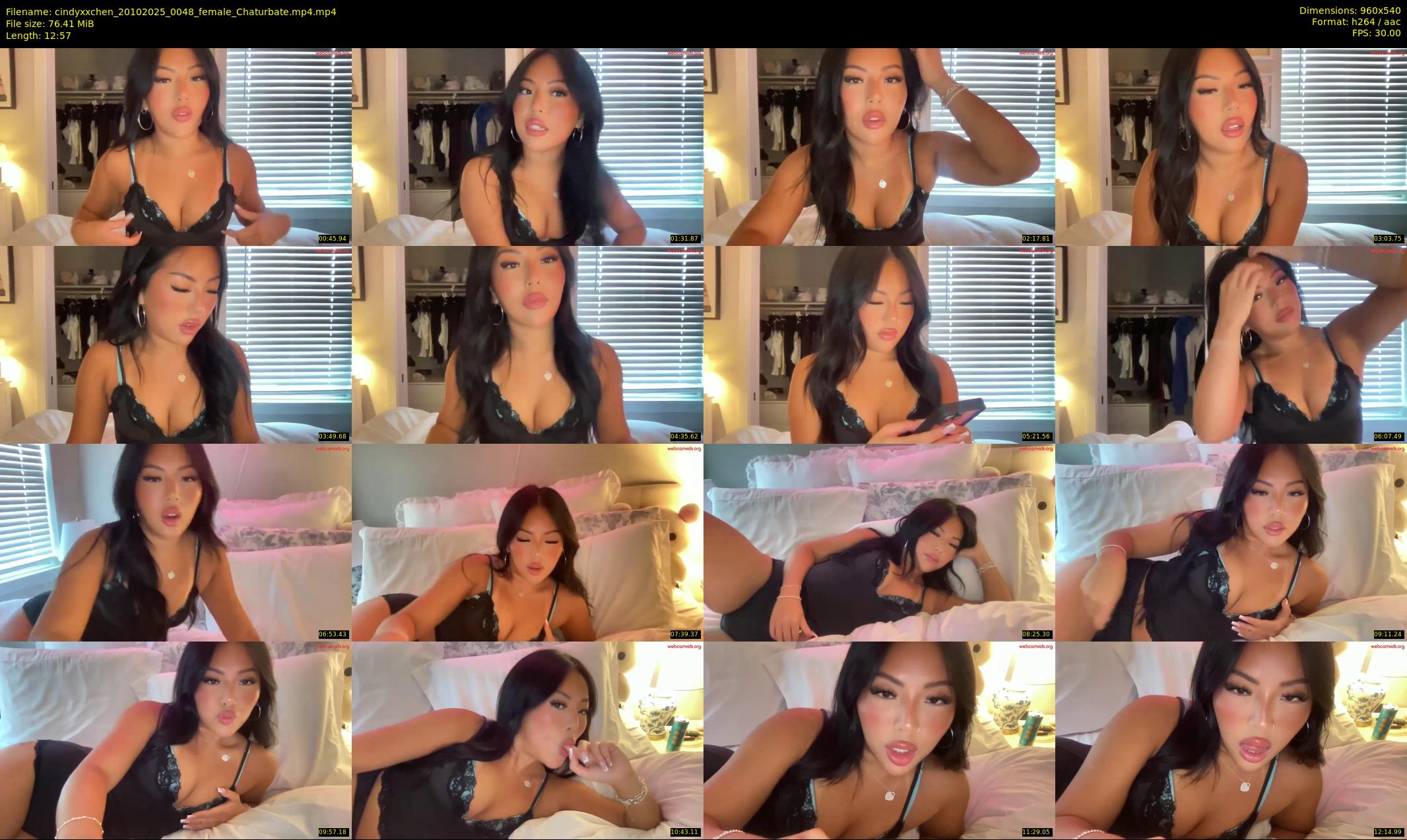 cindyxxchen — 13 minute Chaturbate female cam show recording, 480p, Oct 20, 2025
