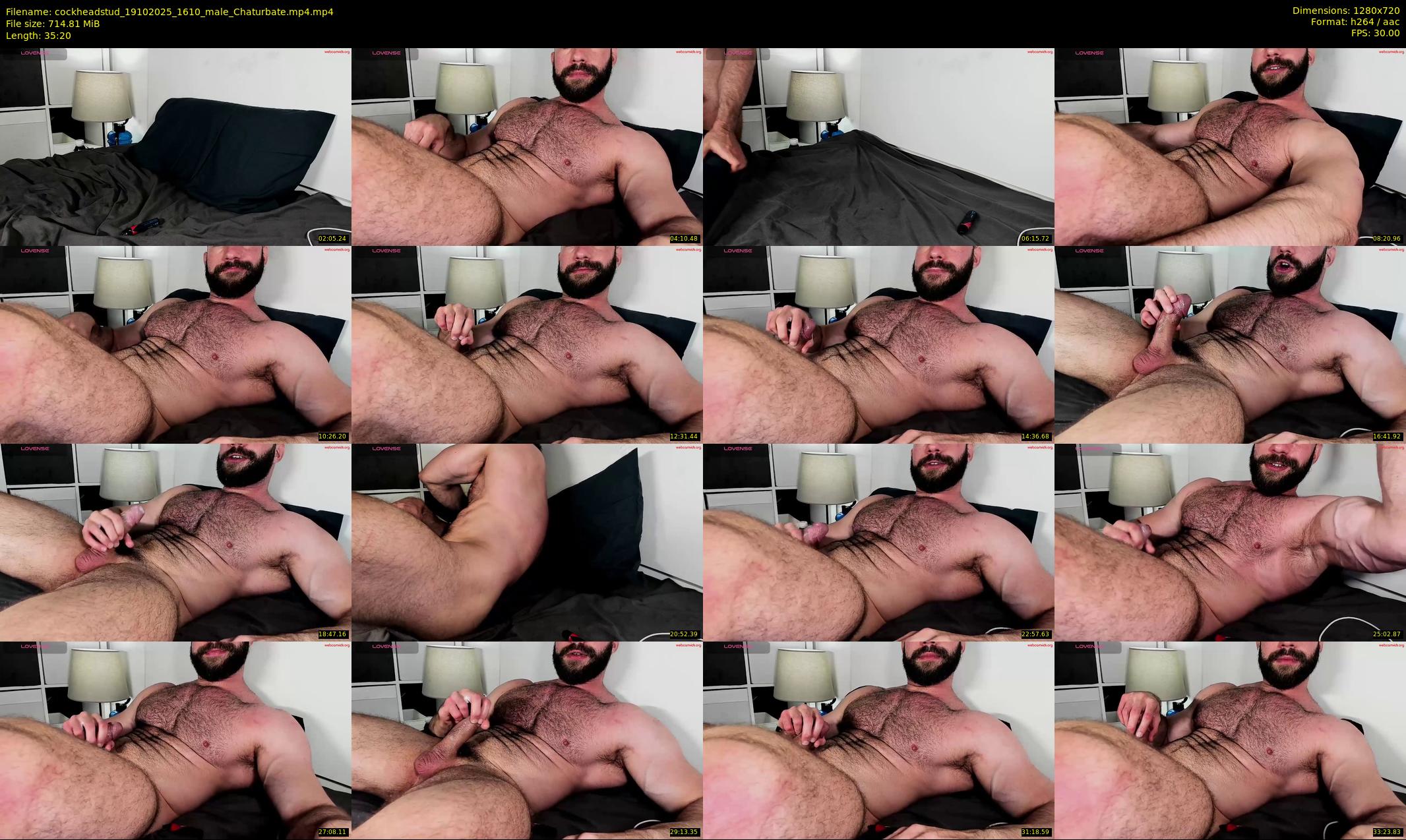 cockheadstud — 36 minute Chaturbate male cam show recording, 720p, Oct 19, 2025