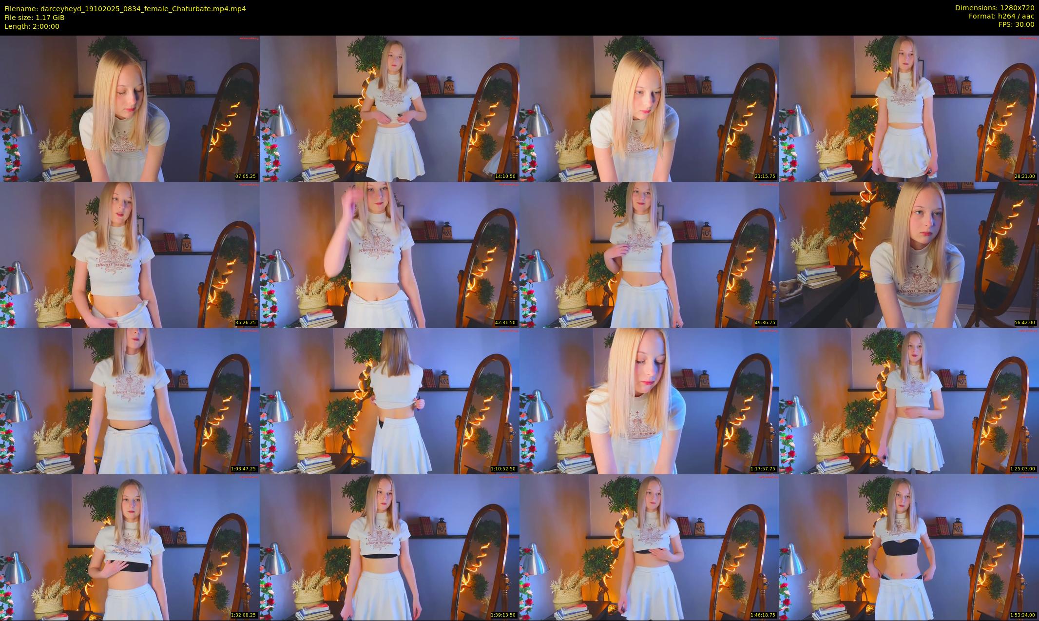 darceyheyd — 120 minute Chaturbate female cam show recording, 720p, Oct 19, 2025