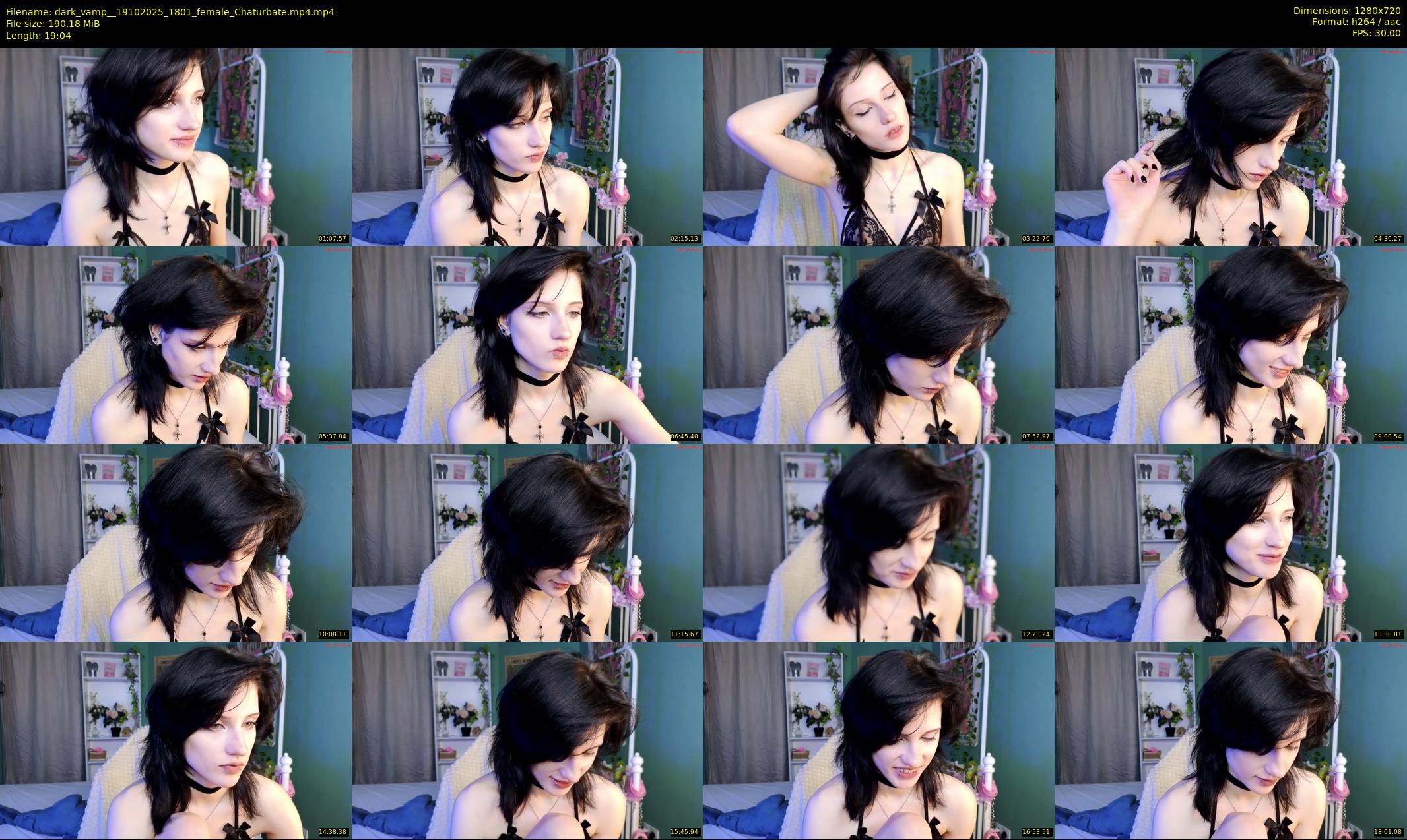 dark_vamp_ — 20 minute Chaturbate female cam show recording, 720p, Oct 19, 2025