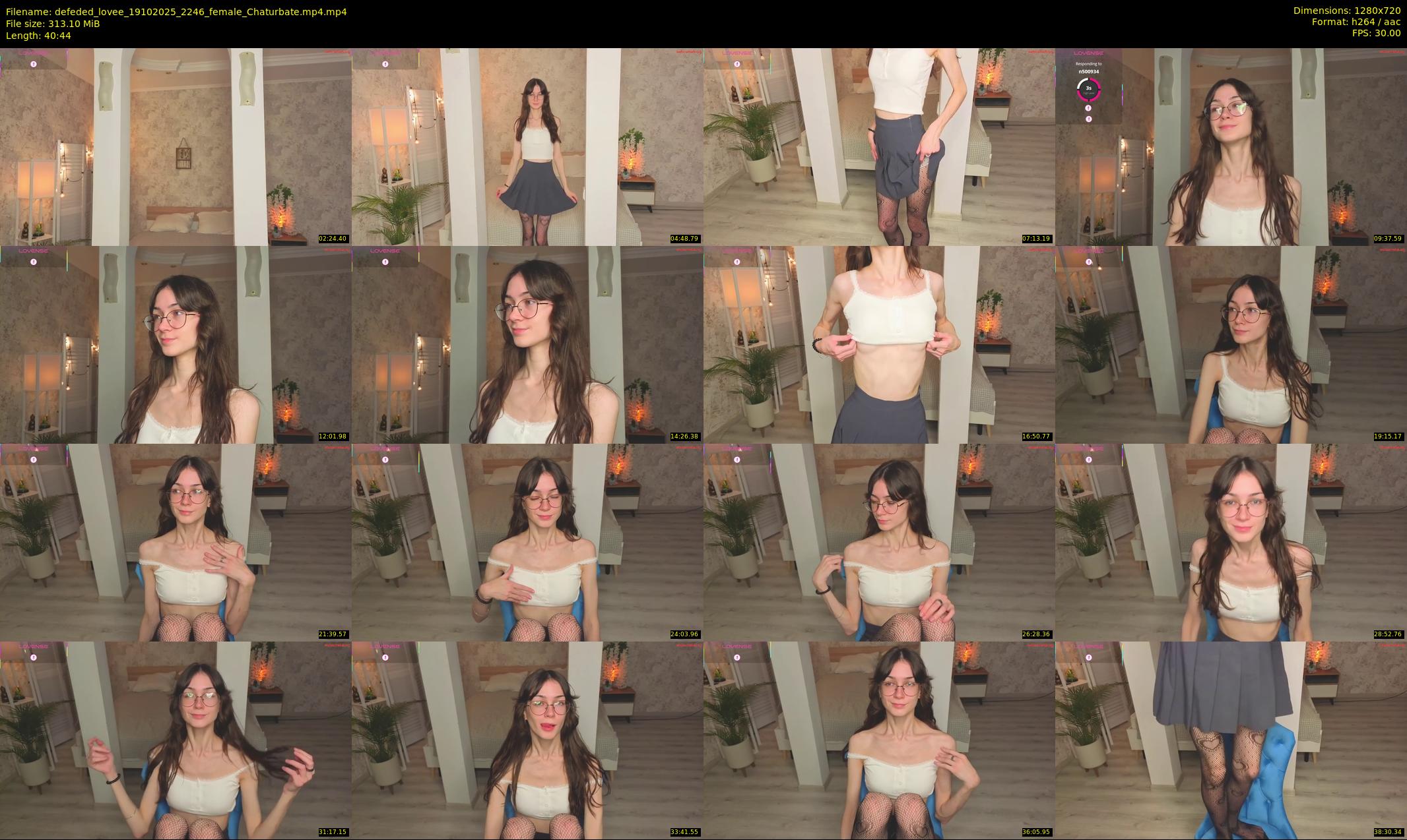 defeded_lovee — 41 minute Chaturbate female cam show recording, 720p, Oct 19, 2025