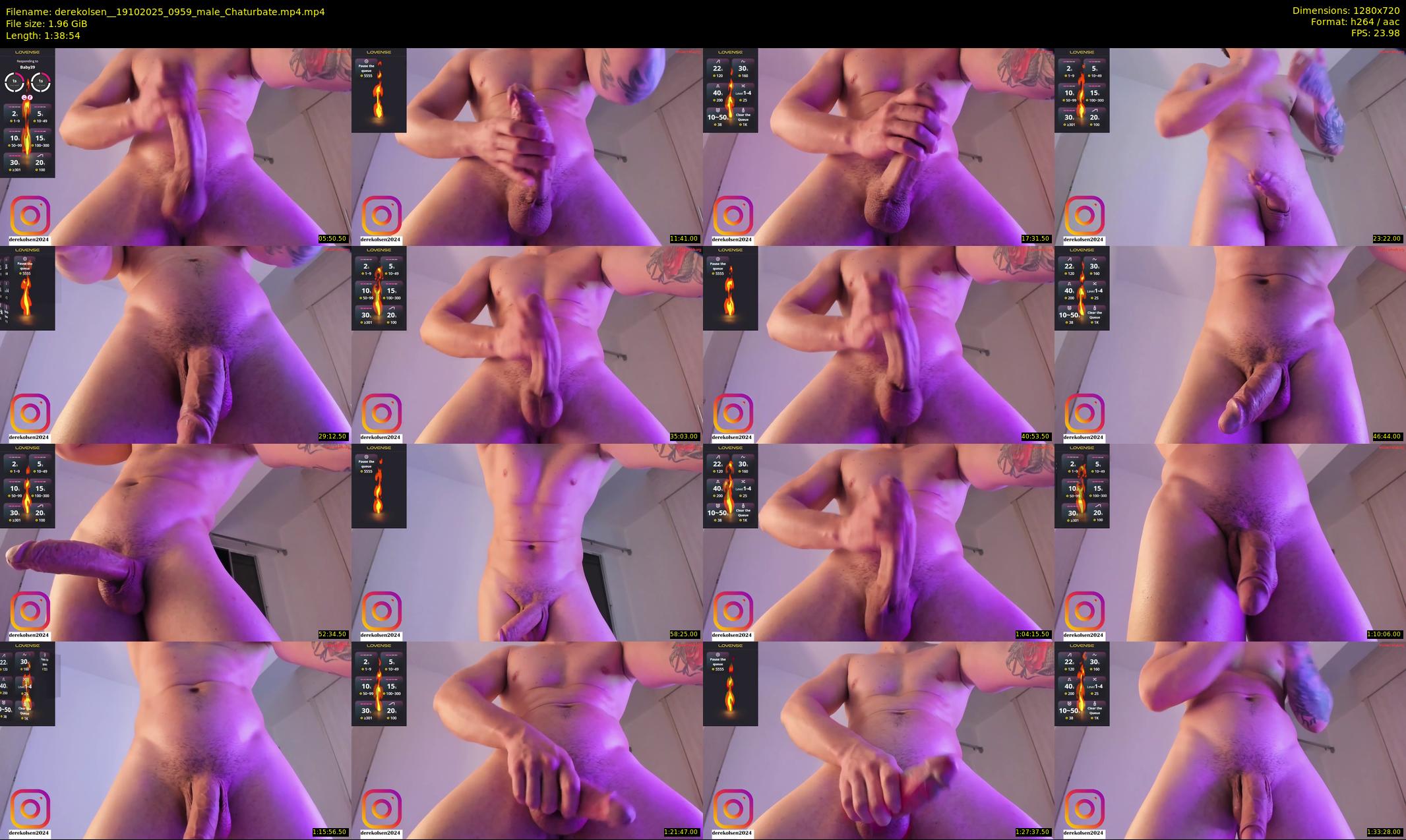 derekolsen_ — 99 minute Chaturbate male cam show recording, 720p, Oct 19, 2025