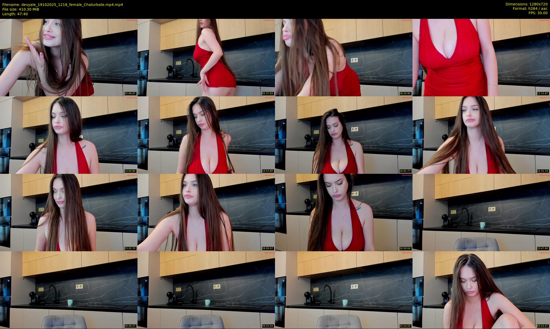 devyale — 48 minute Chaturbate female cam show recording, 720p, Oct 19, 2025