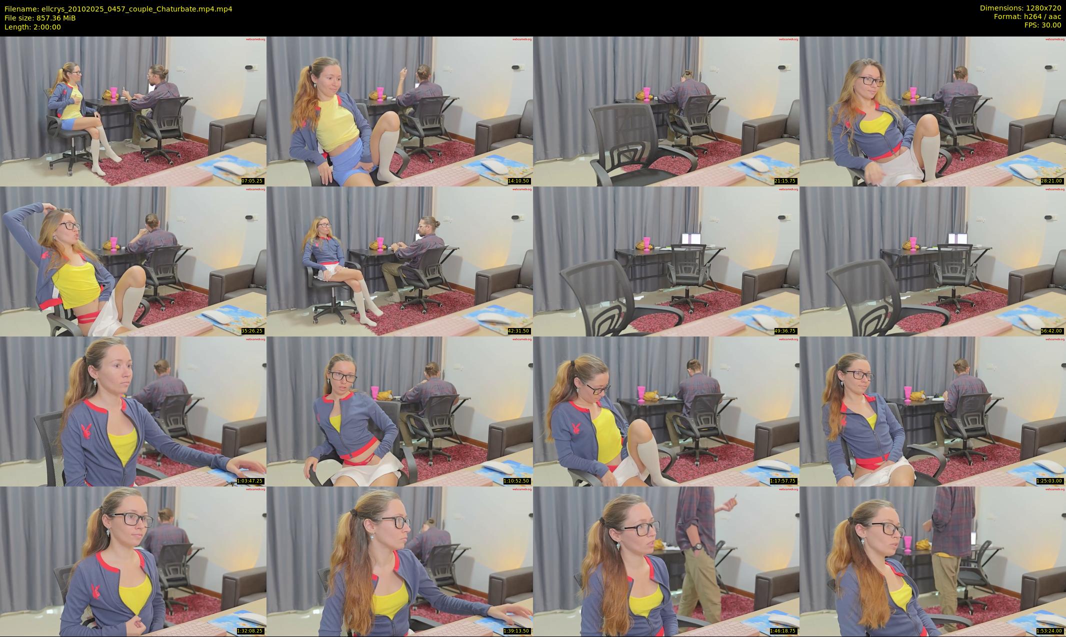 ellcrys — 120 minute Chaturbate couple cam show recording, 720p, Oct 20, 2025