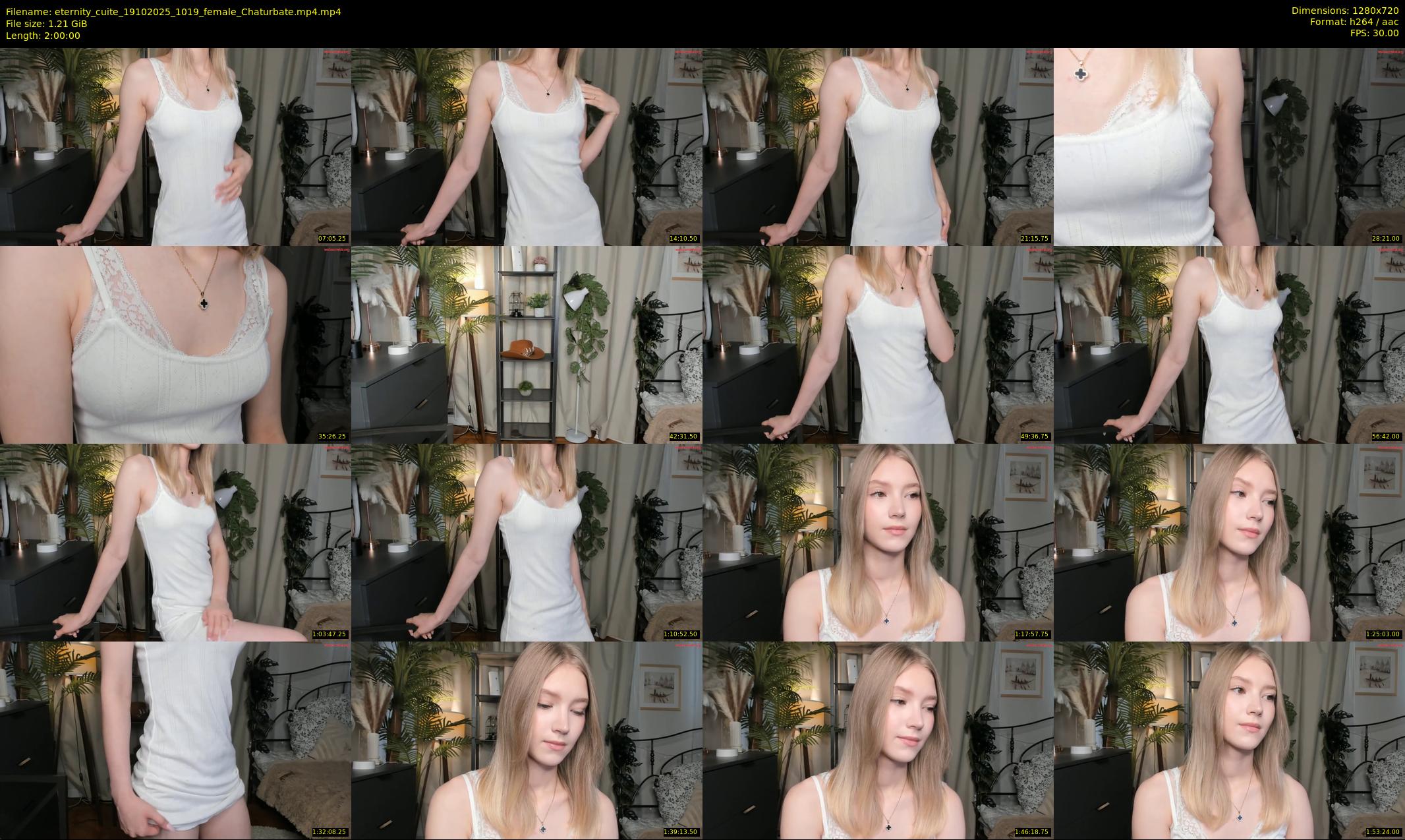 eternity_cuite — 120 minute Chaturbate female cam show recording, 720p, Oct 19, 2025