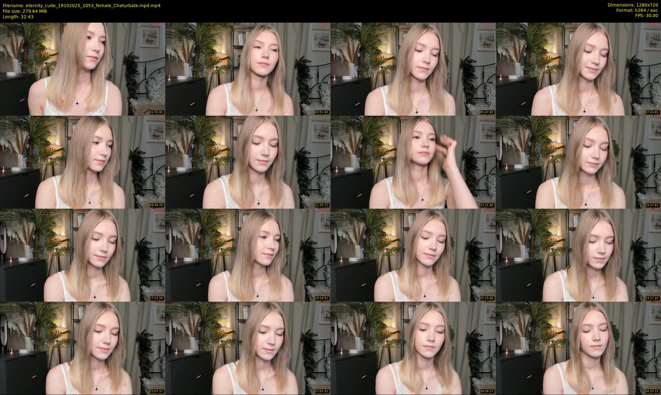 eternity_cuite — 33 minute Chaturbate female cam show recording, 720p, Oct 19, 2025