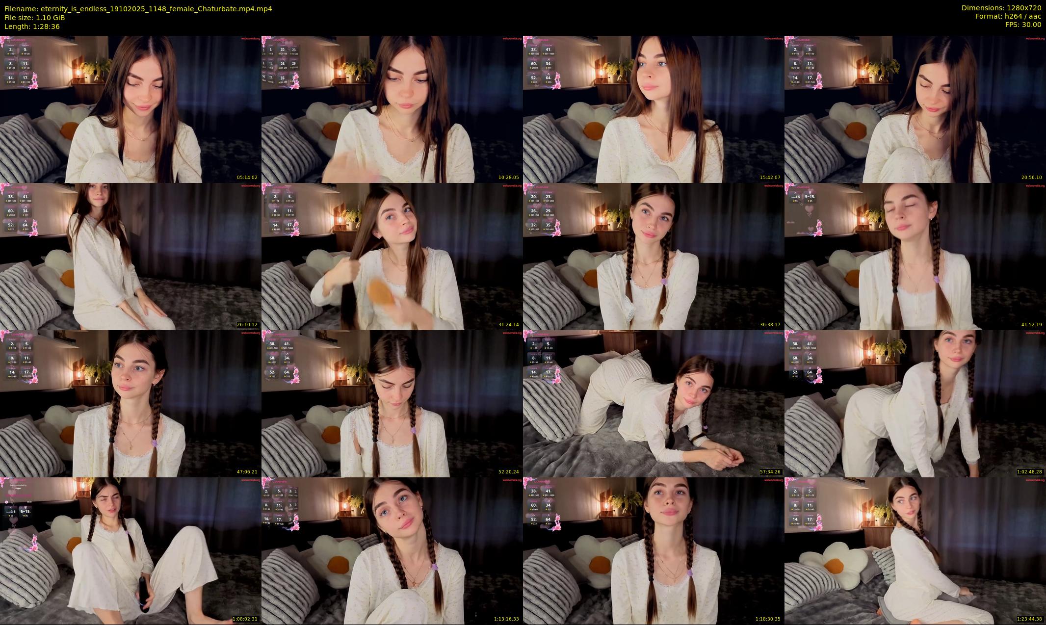 eternity_is_endless — 89 minute Chaturbate female cam show recording, 720p, Oct 19, 2025