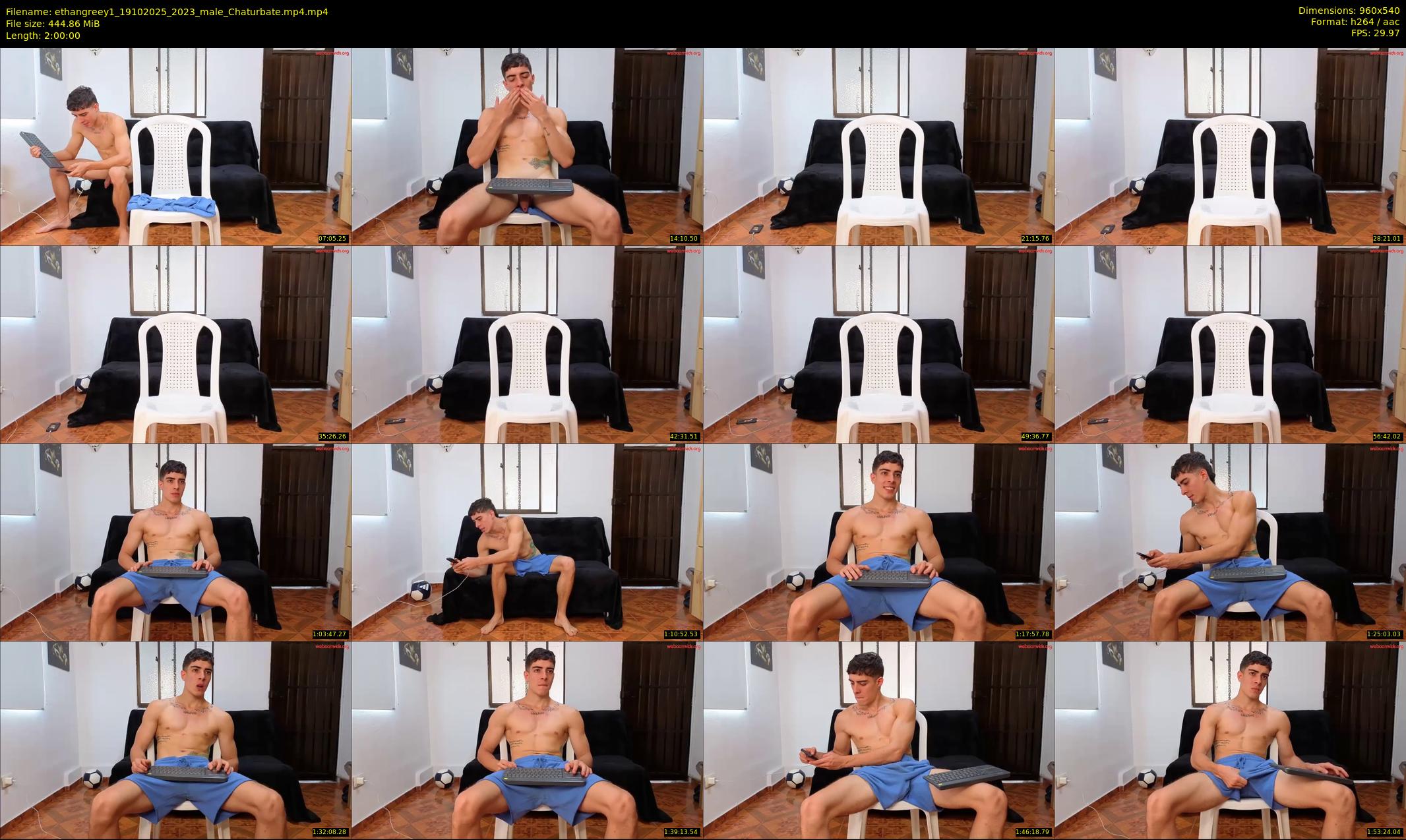 ethangreey1 — 120 minute Chaturbate male cam show recording, 480p, Oct 19, 2025