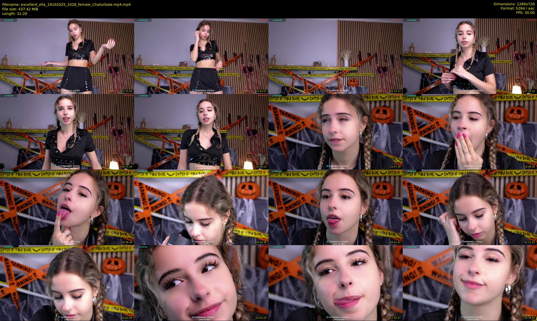 excellent_ella — 32 minute Chaturbate female cam show recording, 720p, Oct 19, 2025
