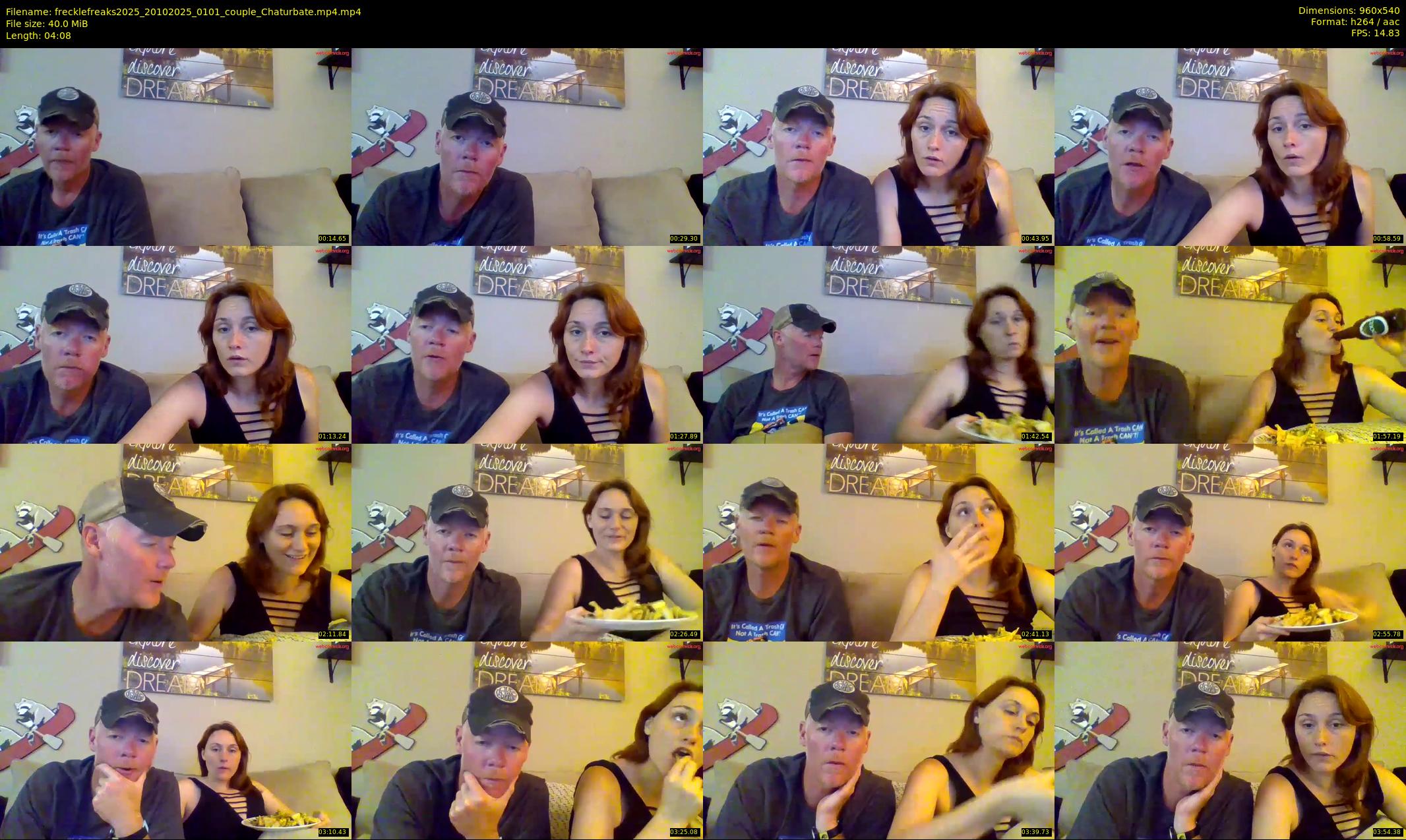 frecklefreaks2025 — 5 minute Chaturbate couple cam show recording, 480p, Oct 20, 2025