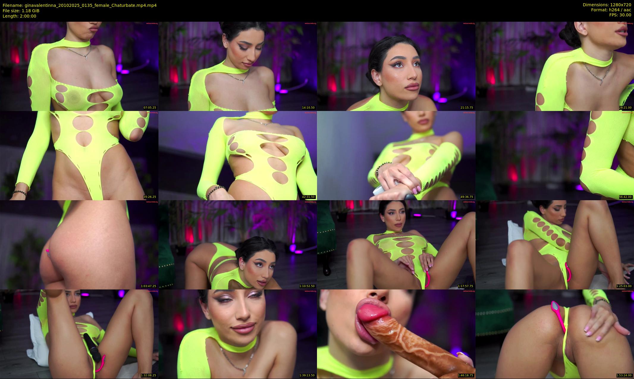 ginavalentinna — 120 minute Chaturbate female cam show recording, 720p, Oct 20, 2025