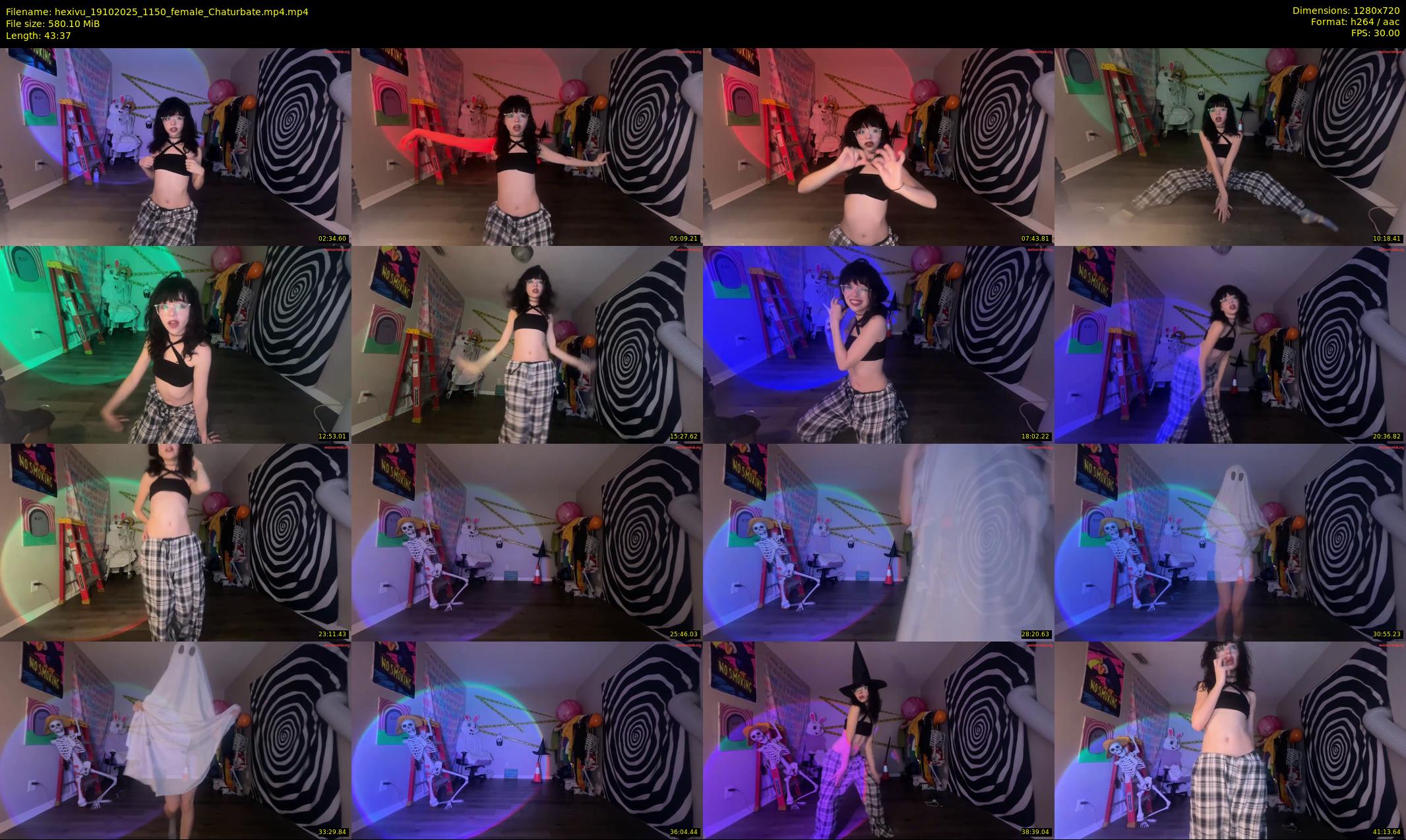 hexivu — 44 minute Chaturbate female cam show recording, 720p, Oct 19, 2025