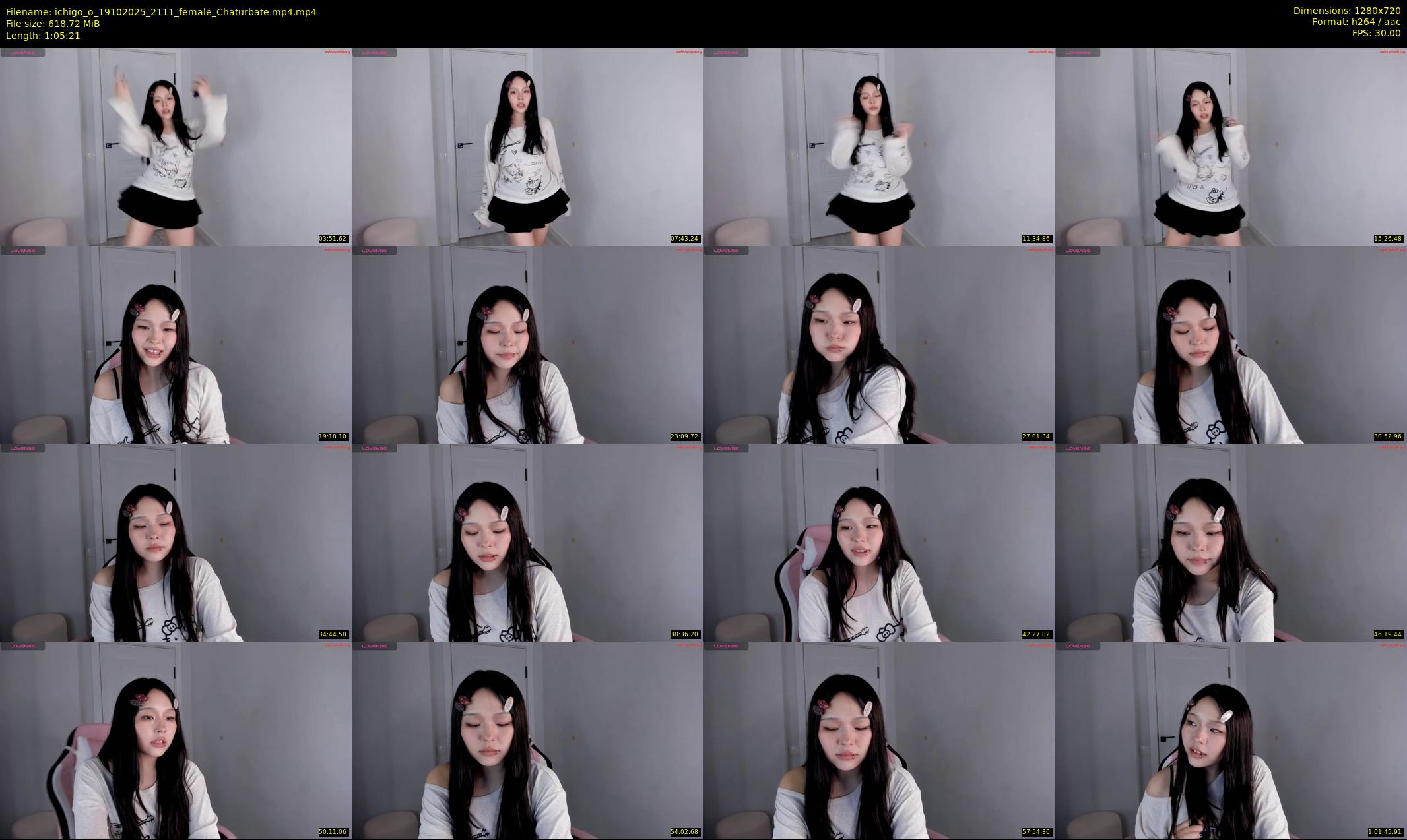 ichigo_o — 66 minute Chaturbate female cam show recording, 720p, Oct 19, 2025
